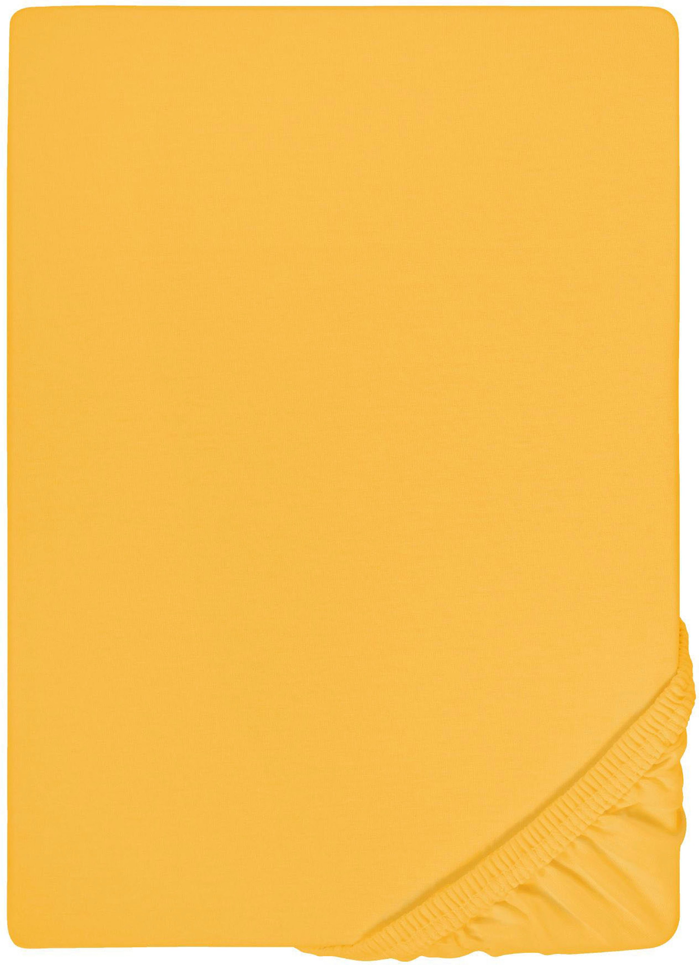 Biberna Spannbettlaken »Marc in Gr. 90x200, 140x200 oder 180x200 cm«, (1 St.), aus Baumwolle, für Matratzen bis 22 cm Höhe, Bettlaken, Spannbetttuch