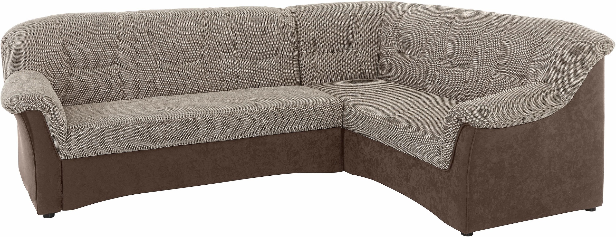 DOMO collection Ecksofa »Sarafina zeitlos und komfortabel, optional mit Federkern, L-Form«, wahlweise mit Bettfunktion