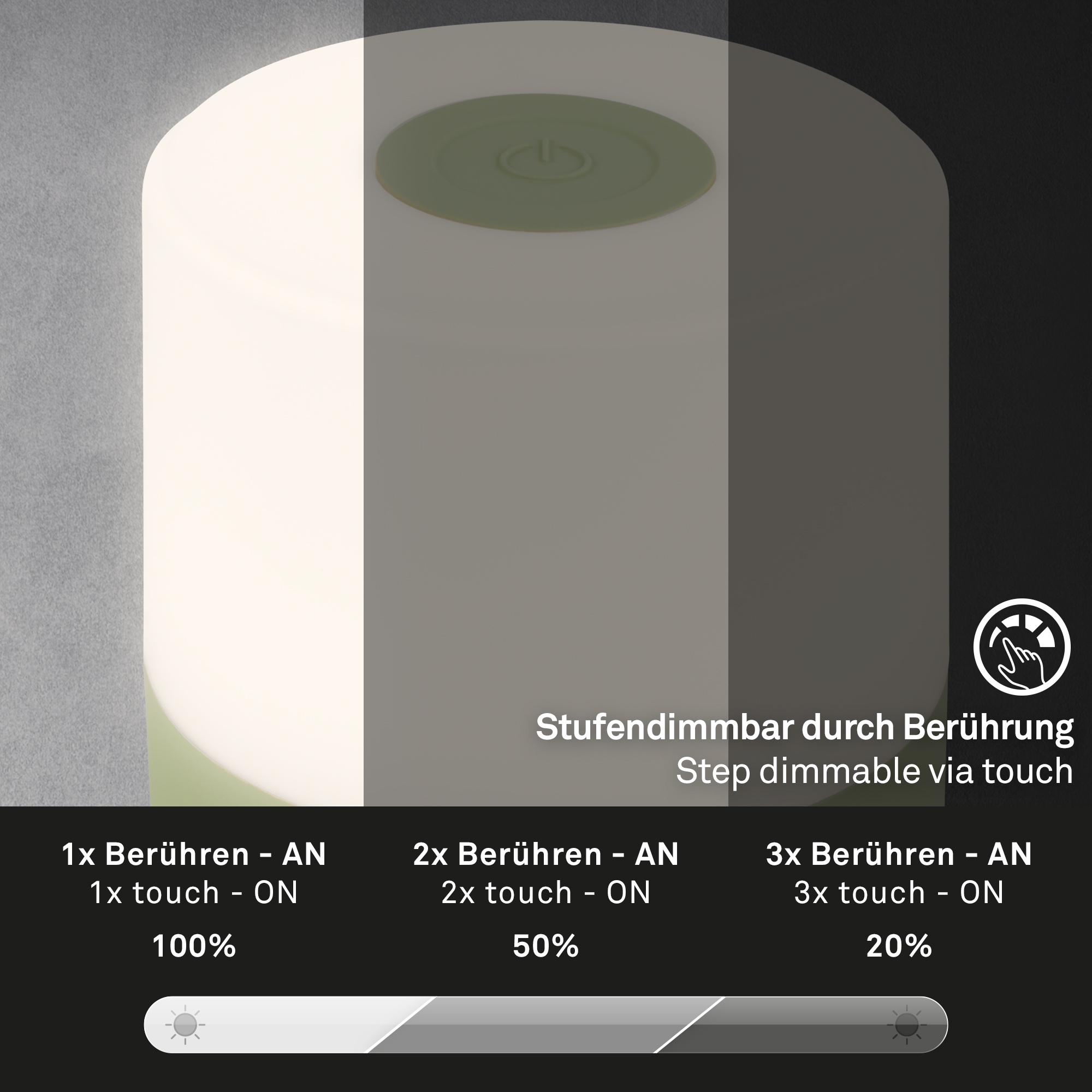 Briloner Leuchten Tischleuchte »SMAL«