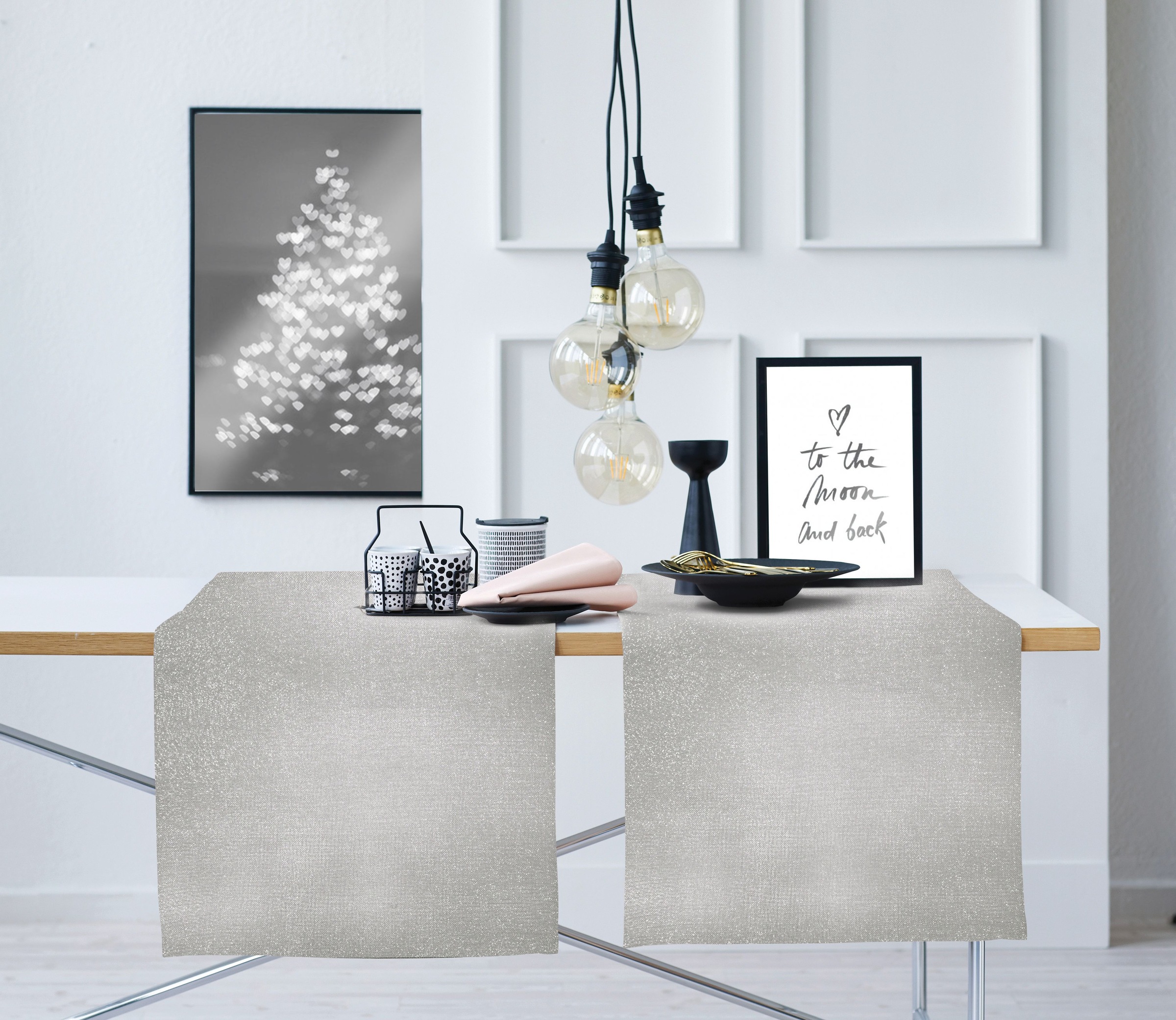 APELT Tischläufer »Glitter«, (1 St.) günstig online kaufen