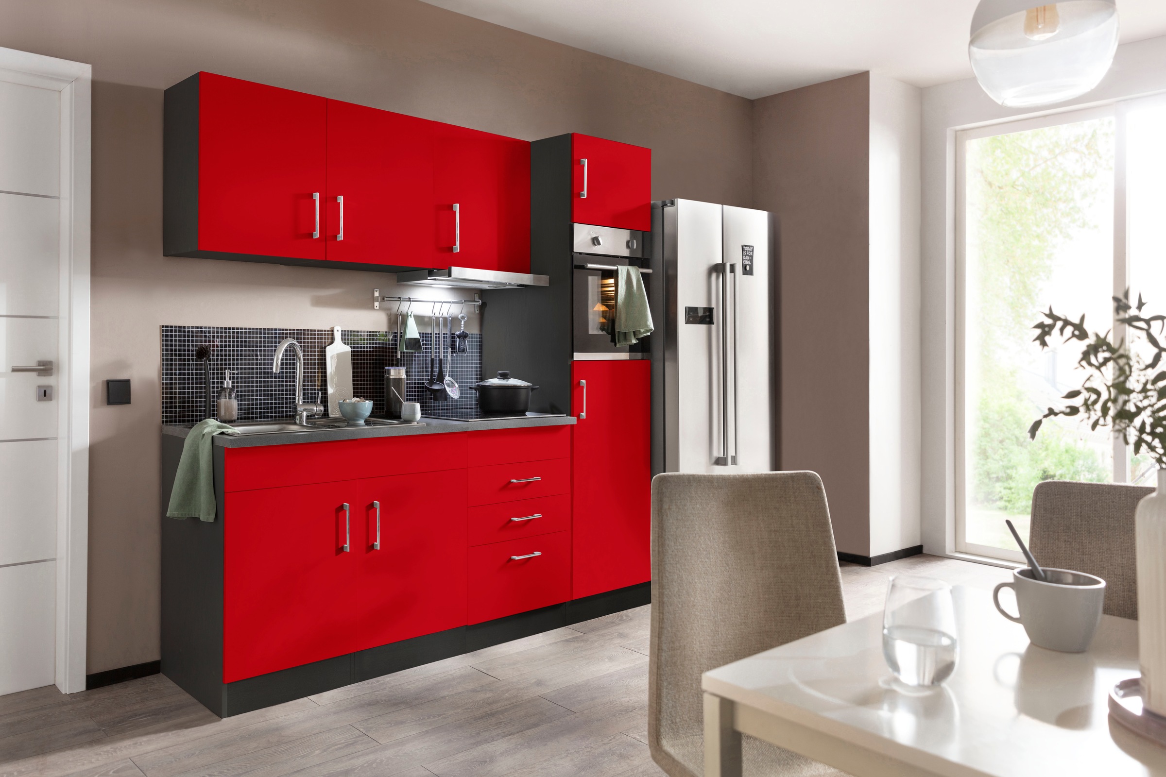 KOCHSTATION Küchenzeile »KS-Paris – Küchen mit einzigartigen Fotomotiven au günstig online kaufen