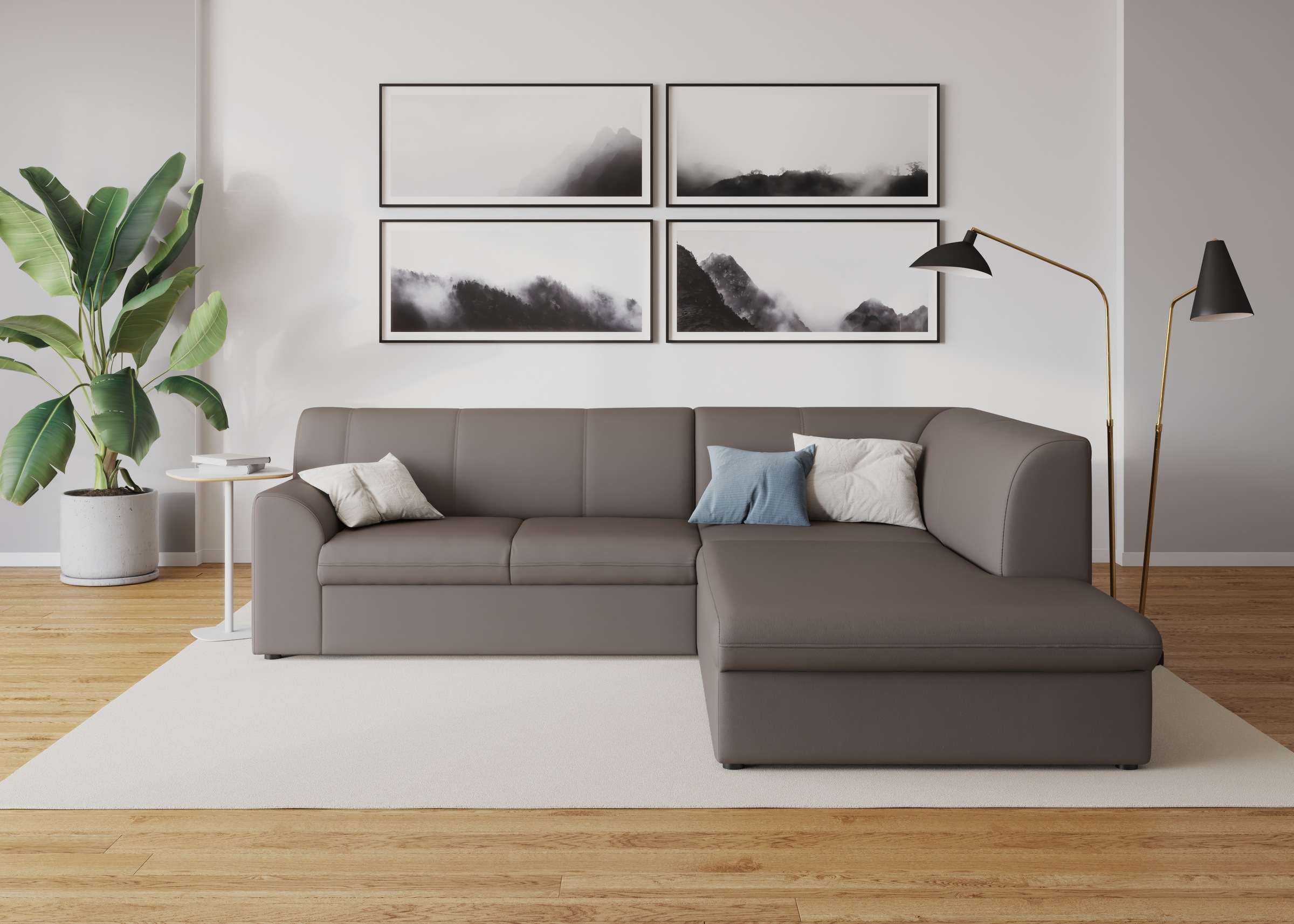 DOMO collection Ecksofa »Topper zeitlos elegant, kompakte Stellmaße, OTTOs günstig online kaufen