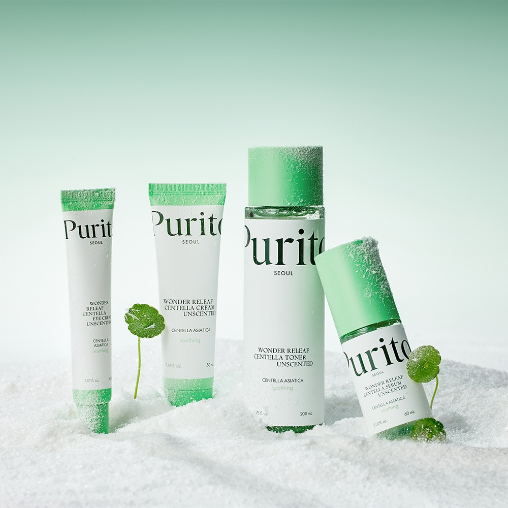 Purito Gesichtsserum »Purito Wonder Releaf Centella Serum Unscented« Centella reduziert Rötungen und Irritationen nahezu sofort