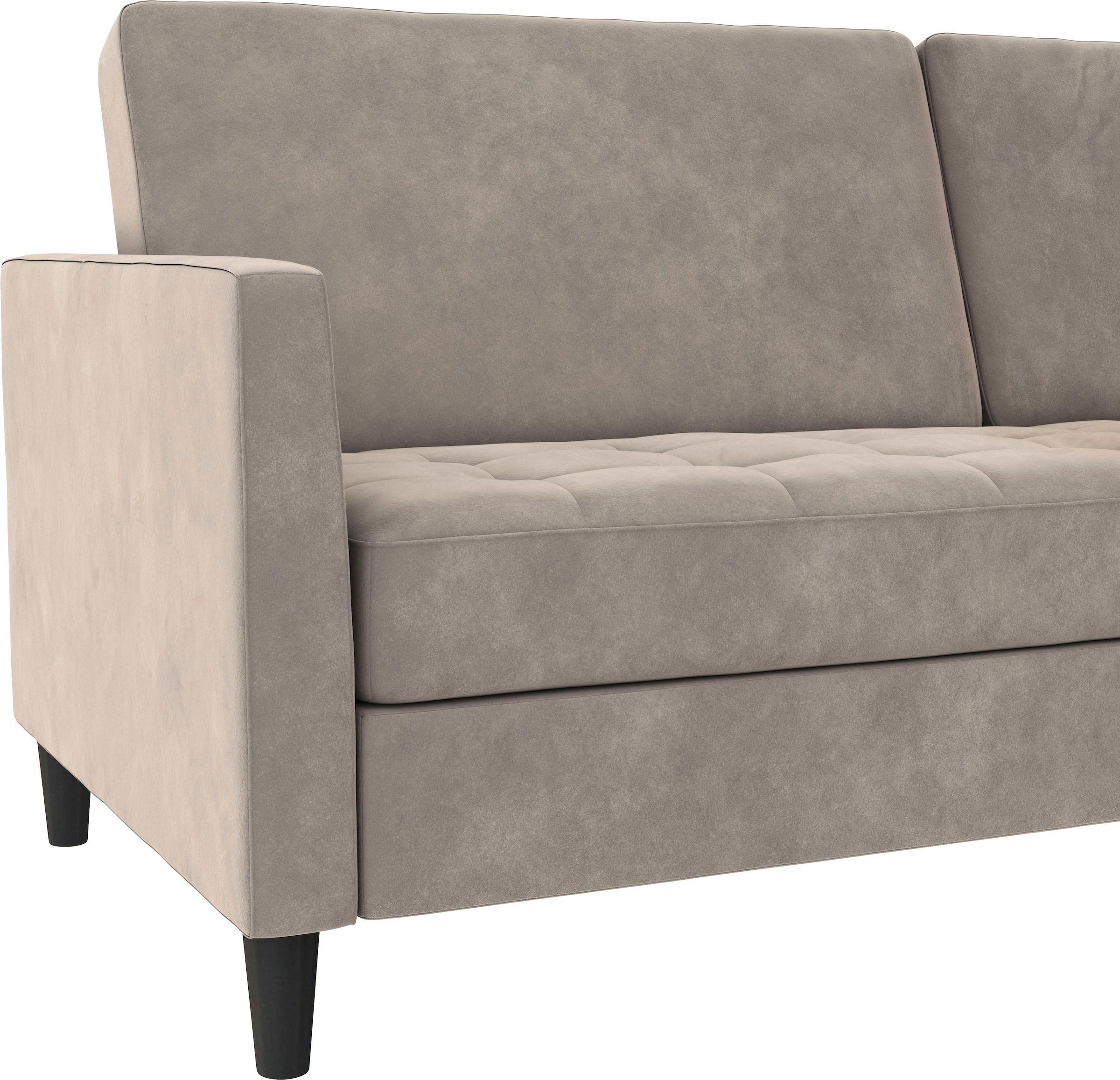 Dorel Home 3-Sitzer »Presley«, Sofa mit Bett-Funktion und verstellbarer Rückenlehne