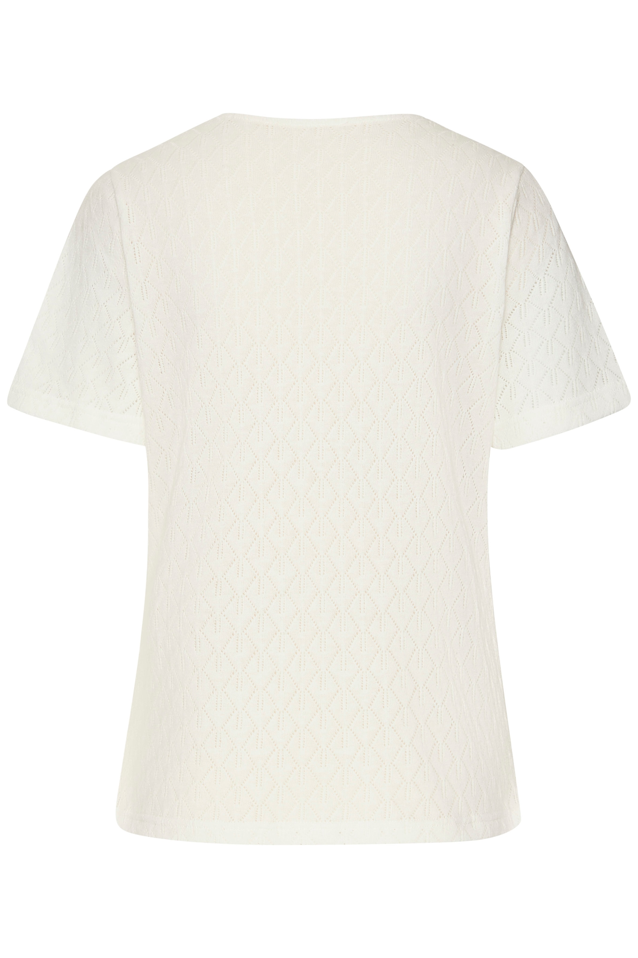 Vivance Kurzarmshirt »mit modischem Ajour-Muster«, aus weicher Baumwoll-Qualität