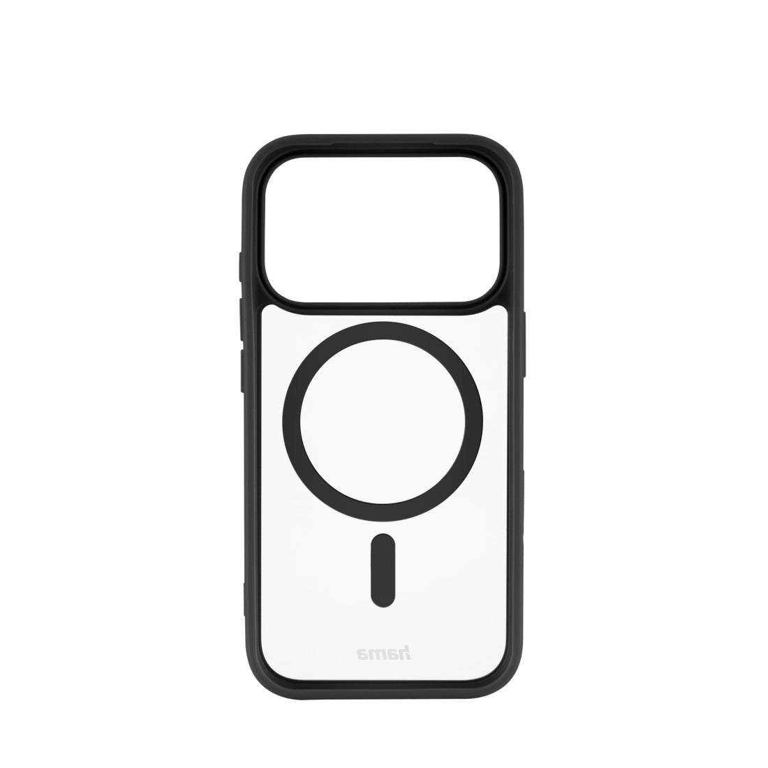Hama Smartphone-Hülle »Handyhülle für Apple iPhone 17 Pro, magnetisch, Apple MagSafe, Qi2« Apple iPhone 17 Pro Wireless Charging, passgenaue Anti-Rutsch-Oberfläche, transparent