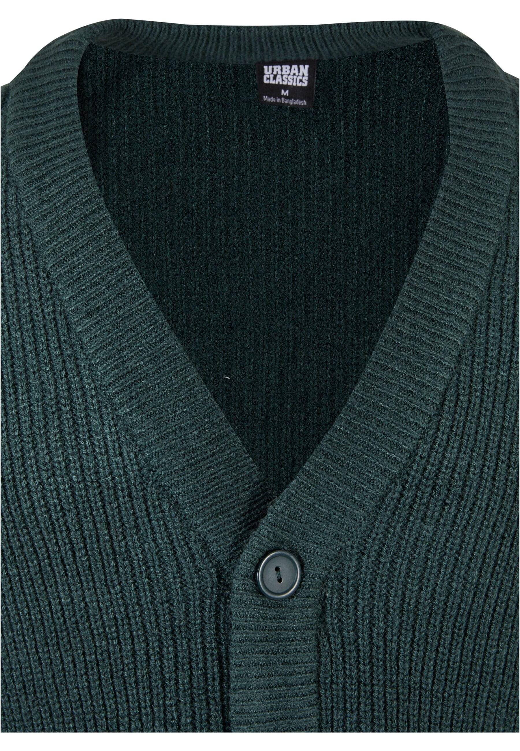 URBAN CLASSICS Strickjacke »Urban Classics Herren Sporty Boxy Cardigan« 1 Stk.