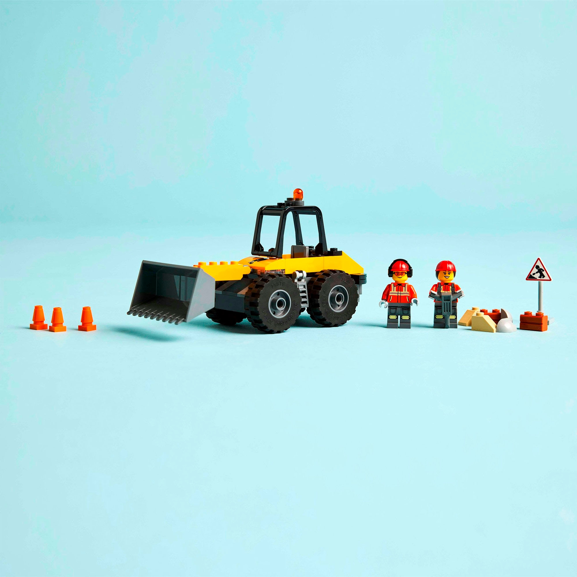 LEGO® Konstruktionsspielsteine »Radlader (60450), LEGO City«, (81 St.), Made in Europe