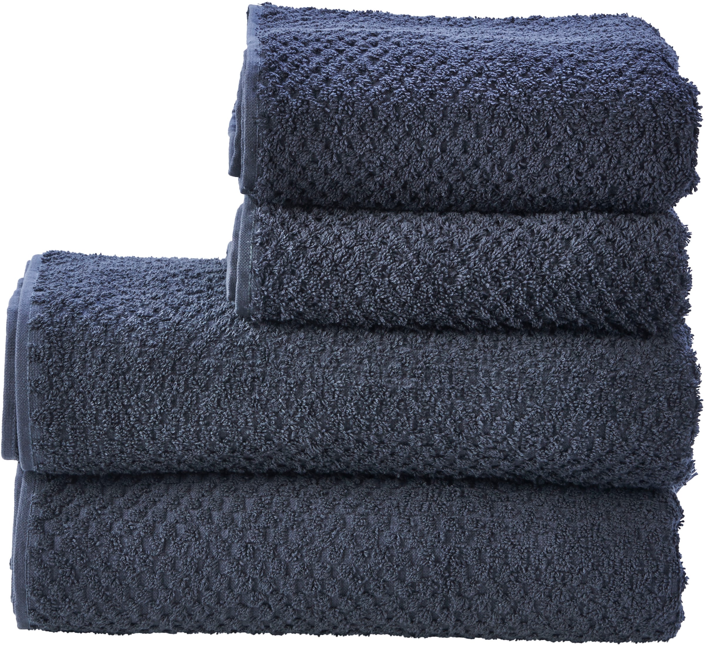 done.® Handtuch Set »Provence Honeycomb« in Honigwaben-Optik, mit Fransen günstig online kaufen