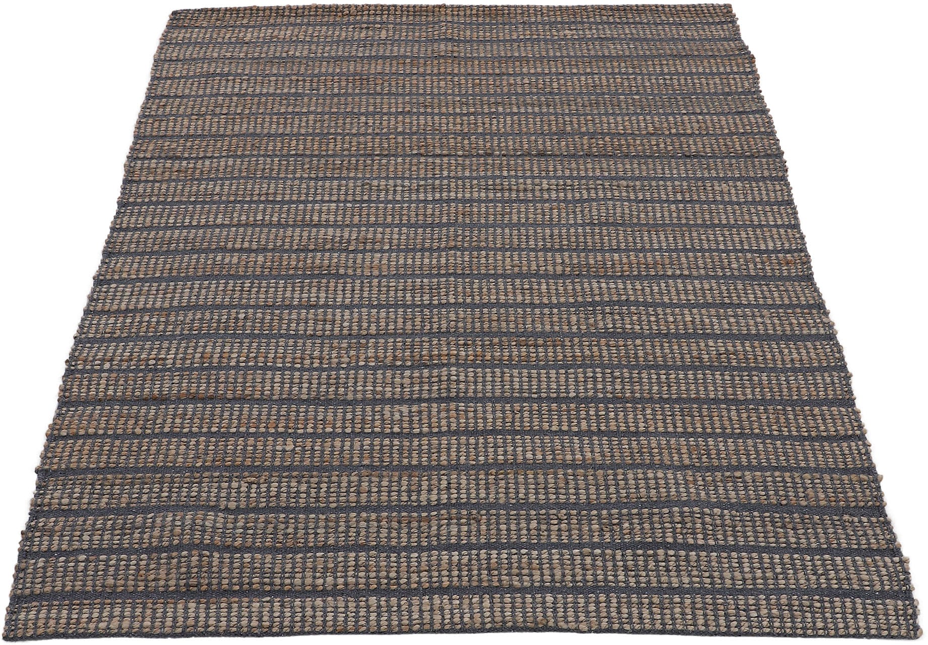 carpetfine Teppich »Lara«, rechteckig, 6 mm Höhe, Wendeteppich aus Jute/Bau günstig online kaufen