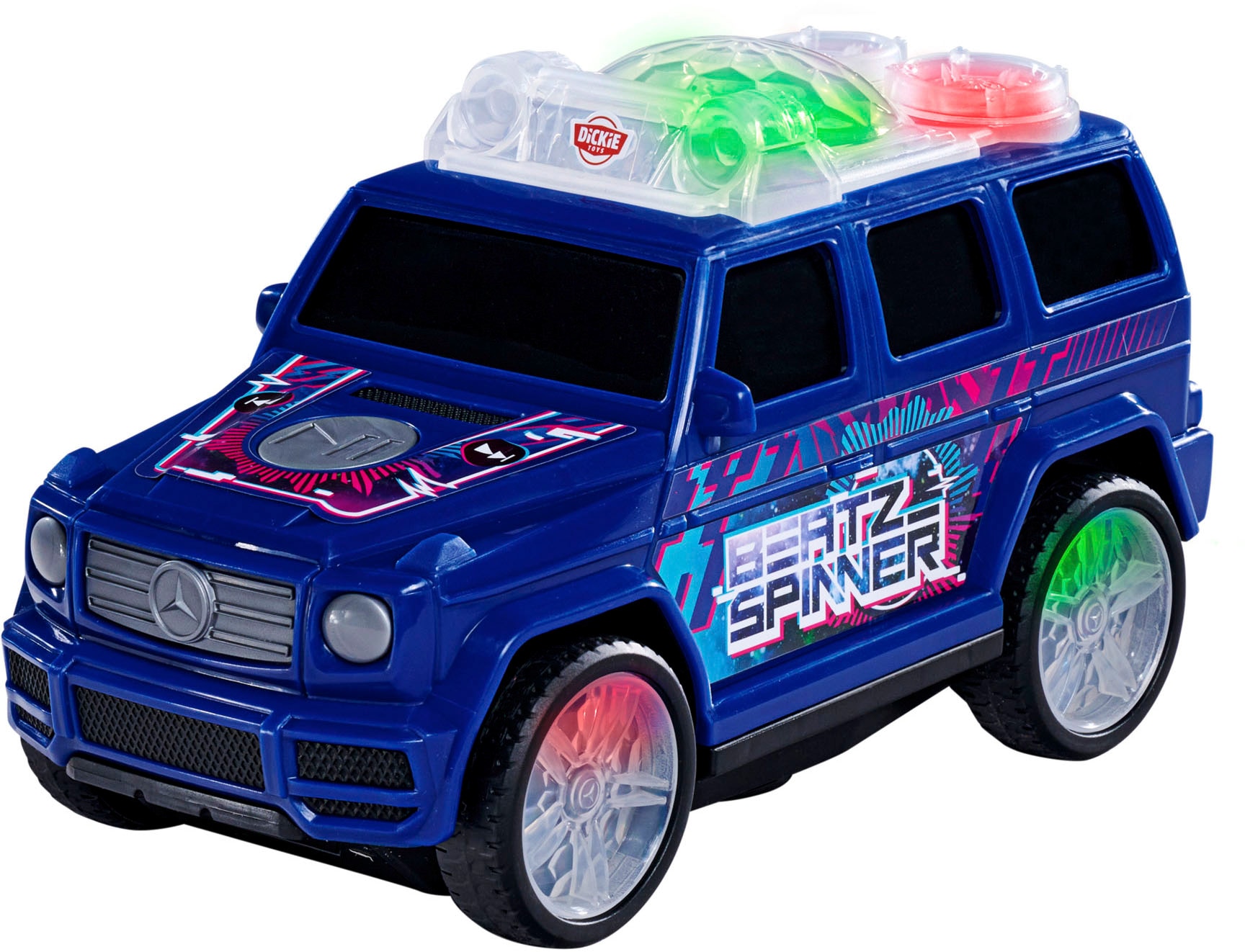 Dickie Toys Spielzeug-Auto »STREETS N BEATZ, Mercedes-Benz G-Class Beat Spinner«, mit Licht & Sound