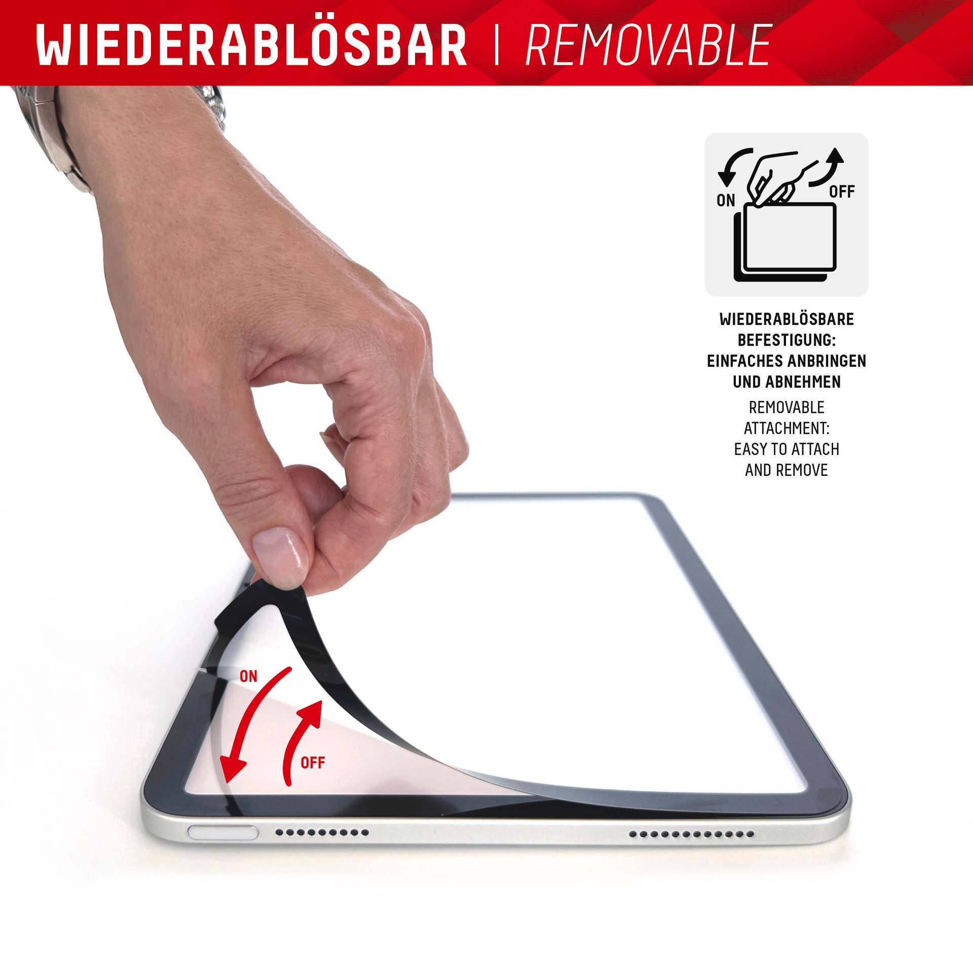 Displex Displayschutzfolie »Tablet PaperSense« für Apple iPad 10,9" (10. Gen., 2022);Apple iPad 11" (2025);Apple iPad Air 11" (2024/2025) Schreiben wie auf Papier