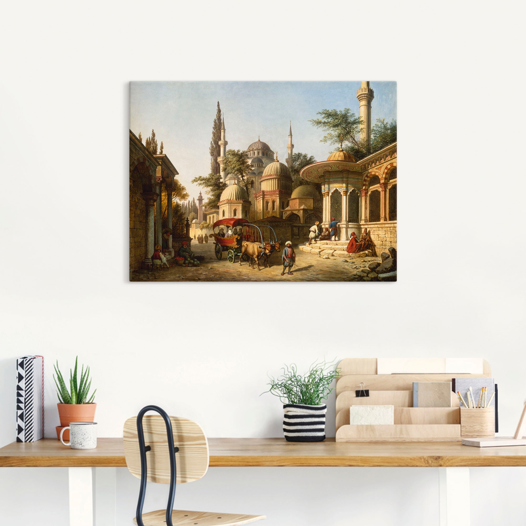 Artland Wandbild »Ansicht einer Moschee in Istanbul«, Gebäude, (1 St.), als günstig online kaufen