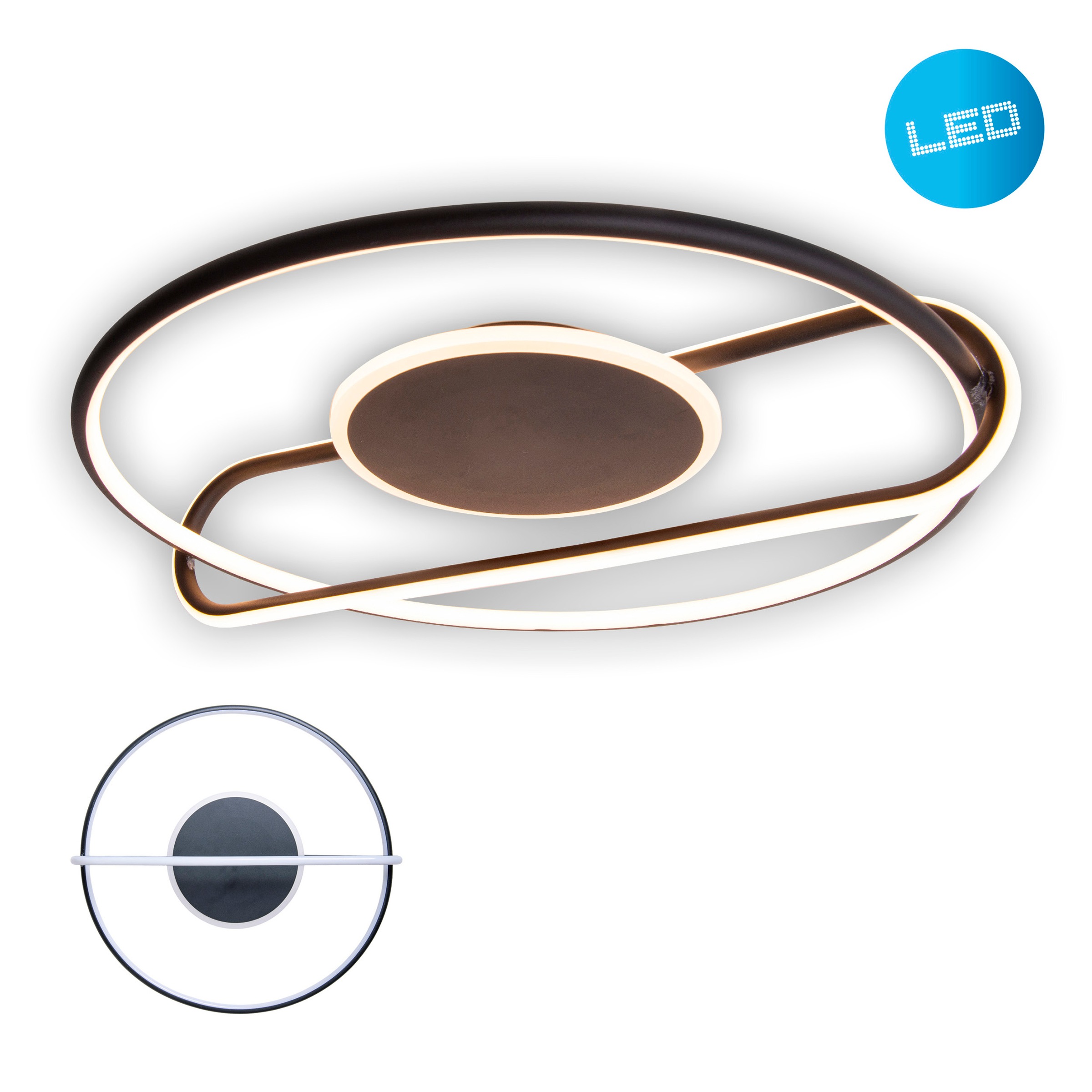 näve LED Deckenleuchte »Brendan«, 1 flammig, Leuchtmittel LED-Modul   LED f günstig online kaufen