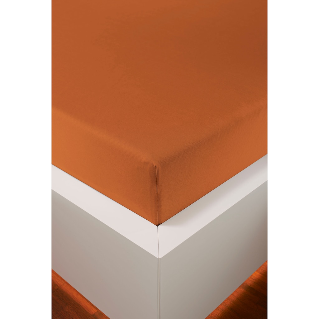 bellana Spannbettlaken »Mako-Jersey exclusiv in Gr. 90x200, 140x200 oder 180x200 cm«, aus Baumwolle, für Matratzen bis 25 cm Höhe, Bettlaken, Spannbetttuch