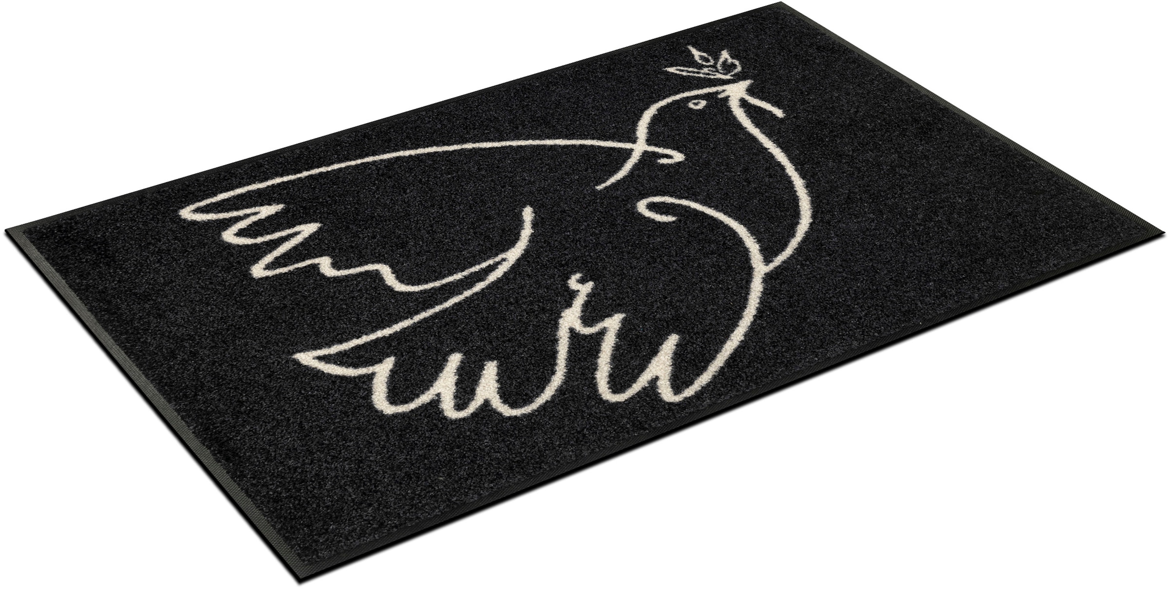 Fußmatte by bestellen schnell Kleen-Tex wash+dry »Peace bequem rechteckig Dove«, und
