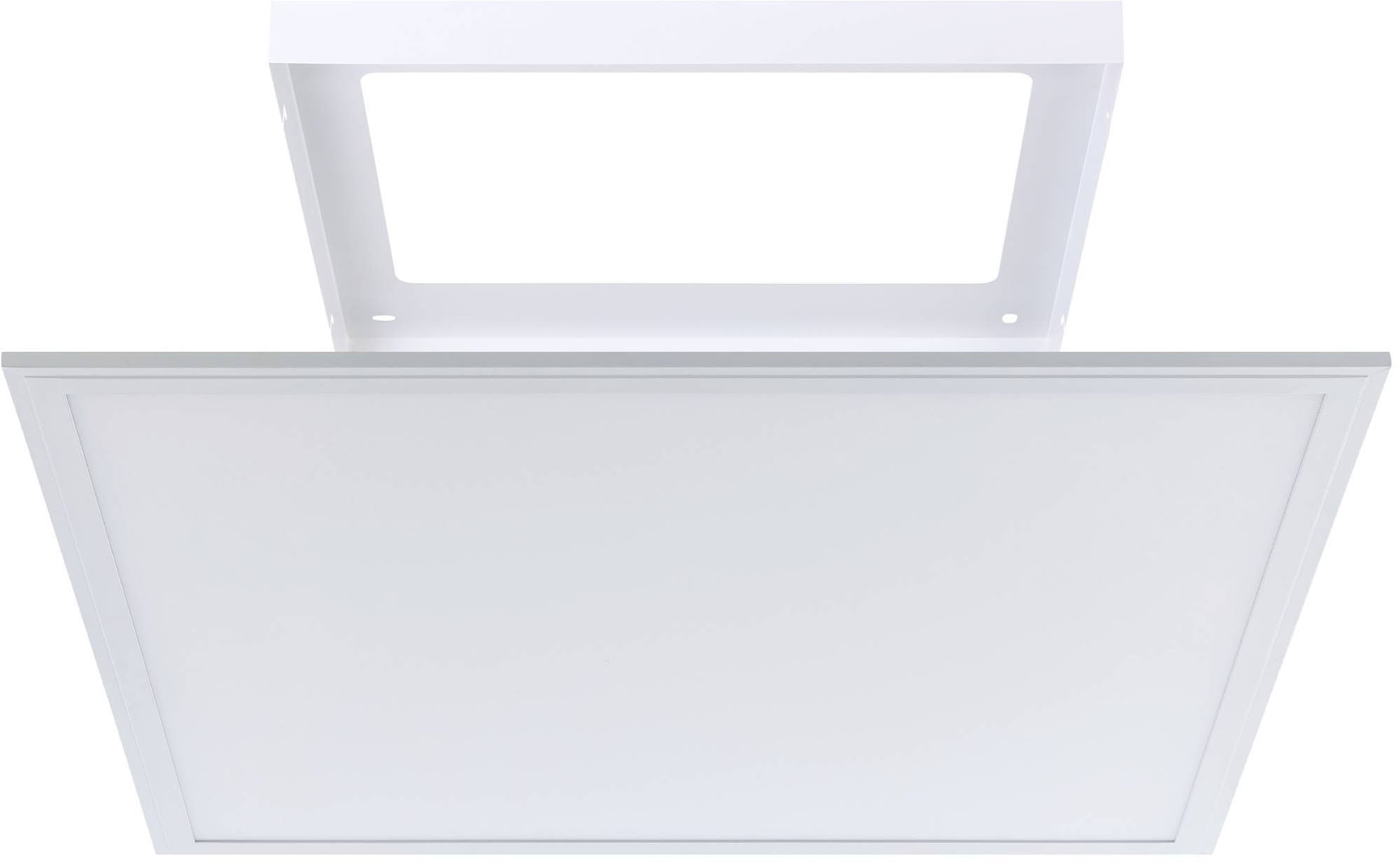 EGLO Deckenleuchte »SALOBRENA-Z Deckenlampe weiß, ZigBee 3.0, Timer, Panel, Disco-Modus«, Leuchtmittel LED-Modul | LED fest integriert, App/Sprachsteuerung Alexa, 59,5x59,5x5cm, exkl. Fernbedienung