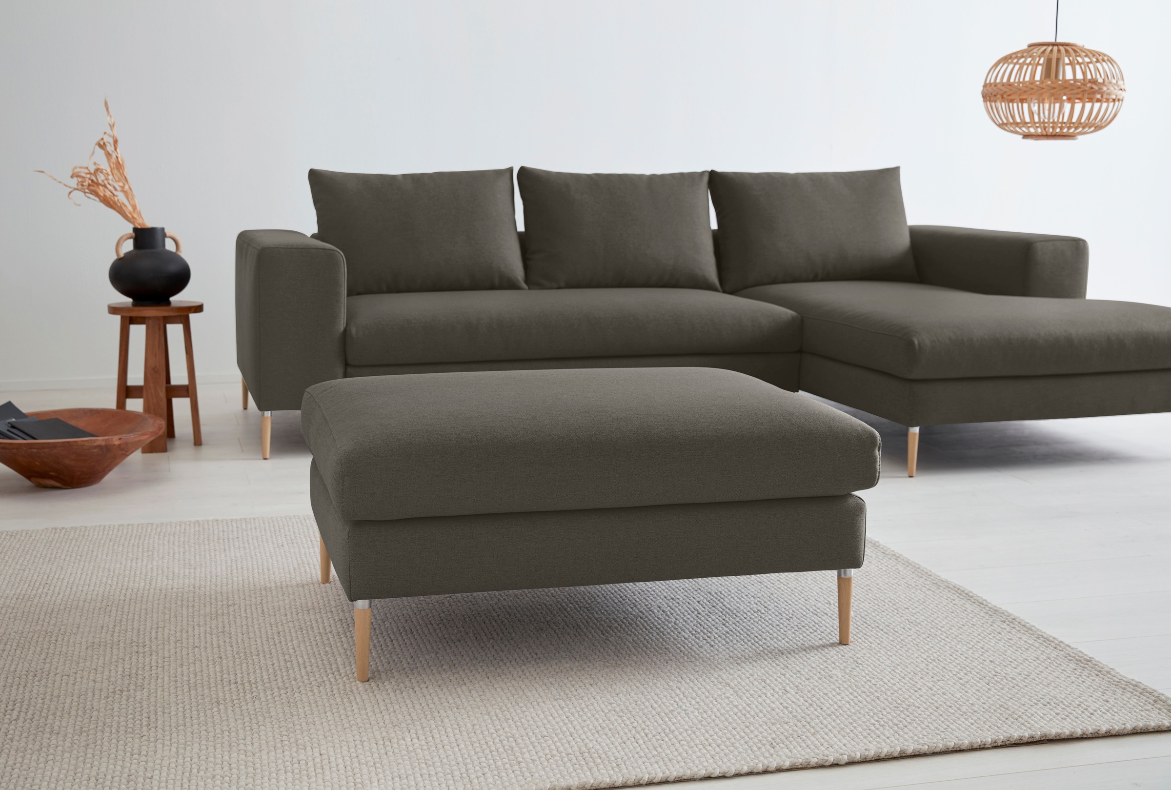 OTTO products Hockerbank »Finnja«, mit Recycling-Bezug günstig online kaufen