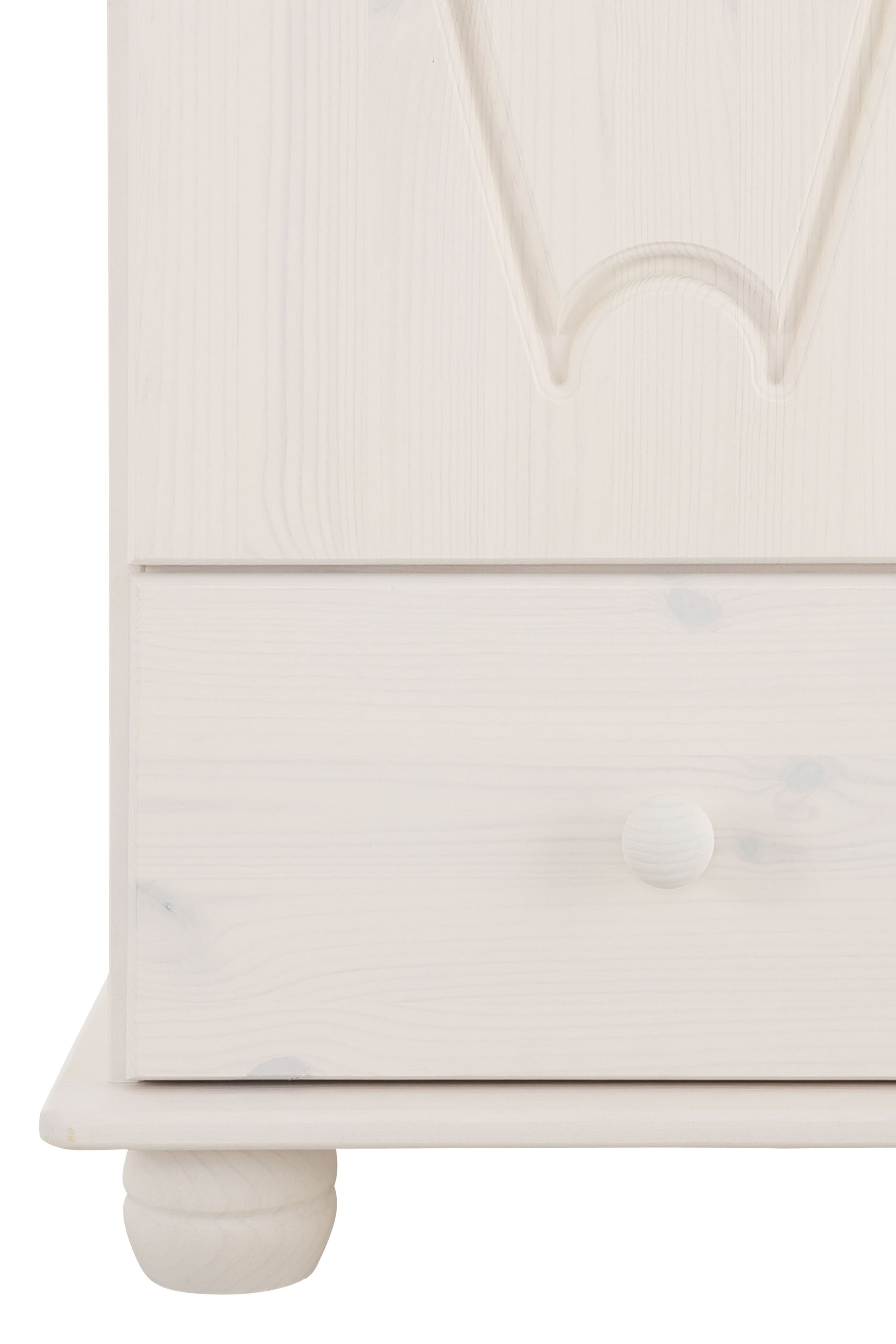 Home affaire Kleiderschrank »Melody«, (B/H/T ca. 126/189/52 cm), aus massiver Kiefer