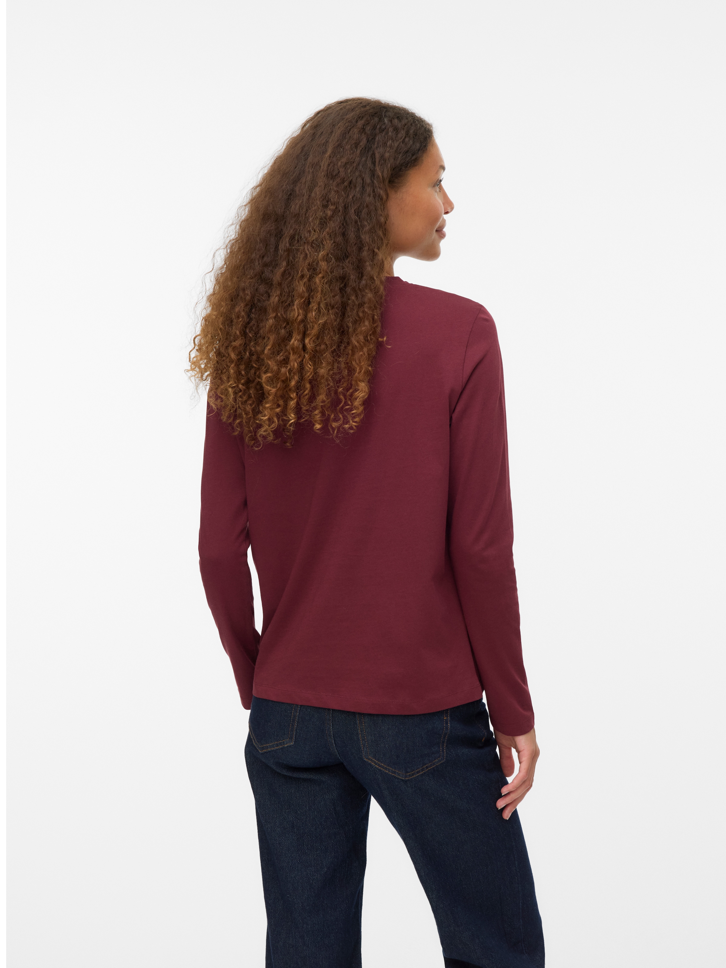 Vero Moda Langarmshirt »VMPAULINA LS T-SHIRT GA JRS NOOS«