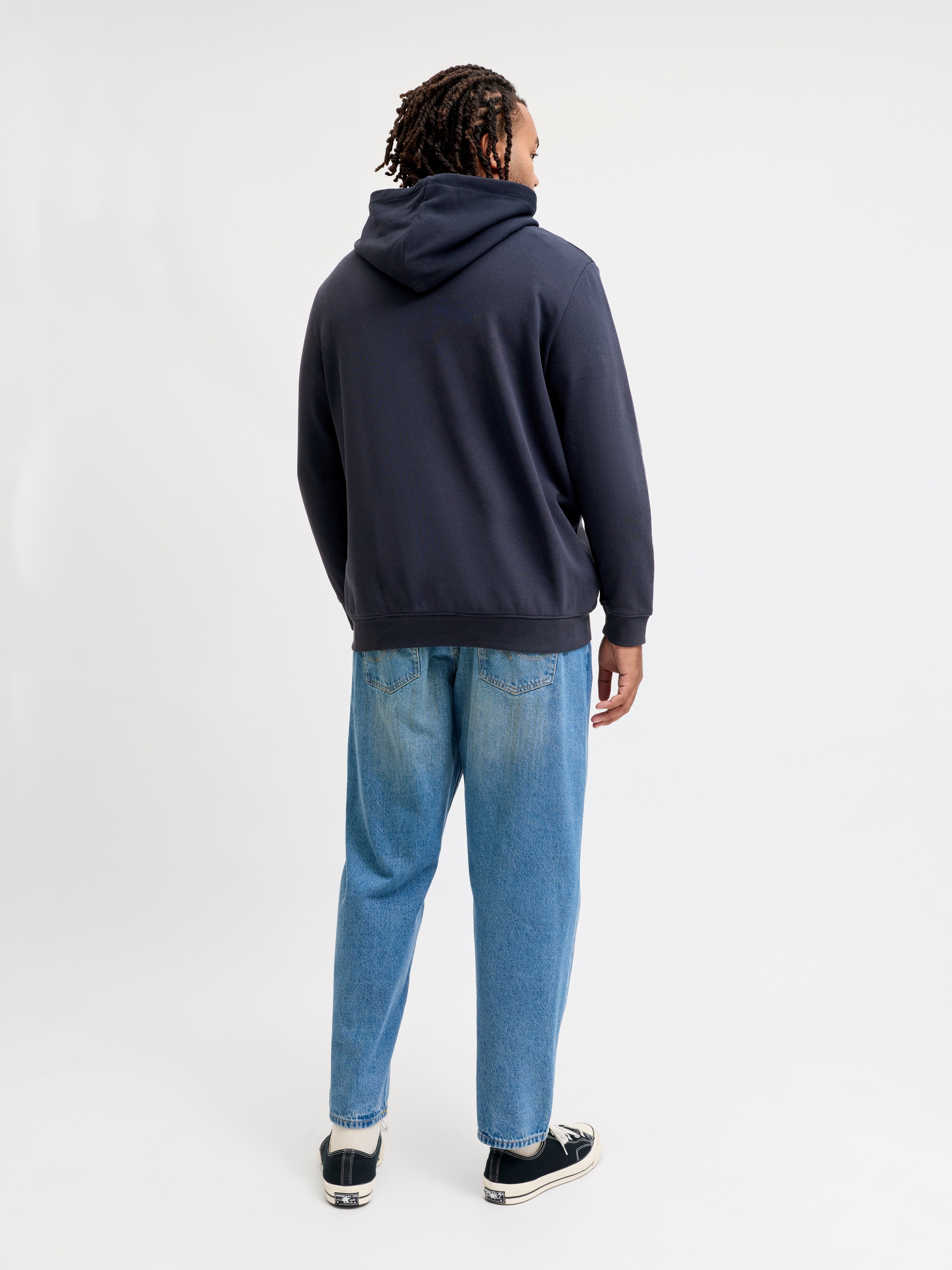 Jack & Jones PlusSize Kapuzensweatshirt »JJEDENVER LOGO SWEAT HOOD SN PLS«
