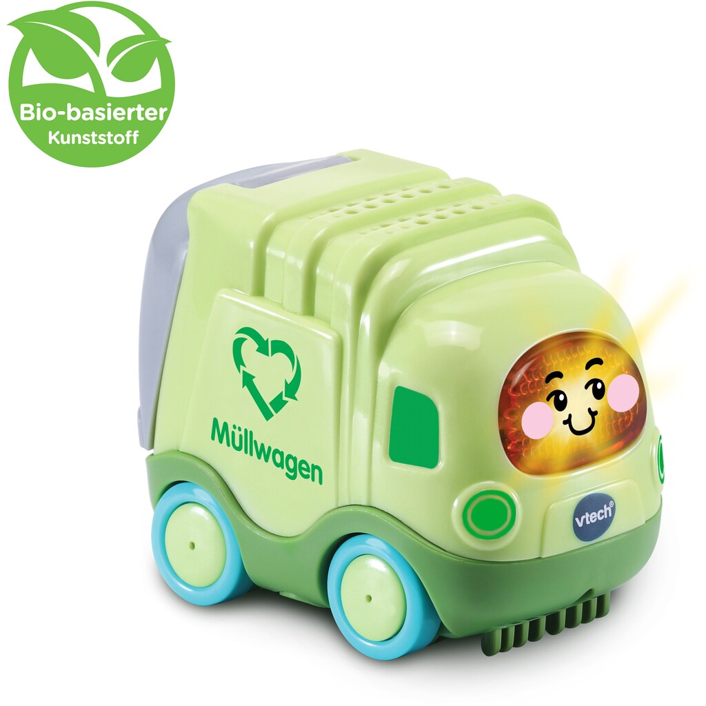 Vtech® Spielzeug-Müllwagen »Tut Tut Baby Flitzer, Müllwagen«, aus bio-basiertem Kunststoff