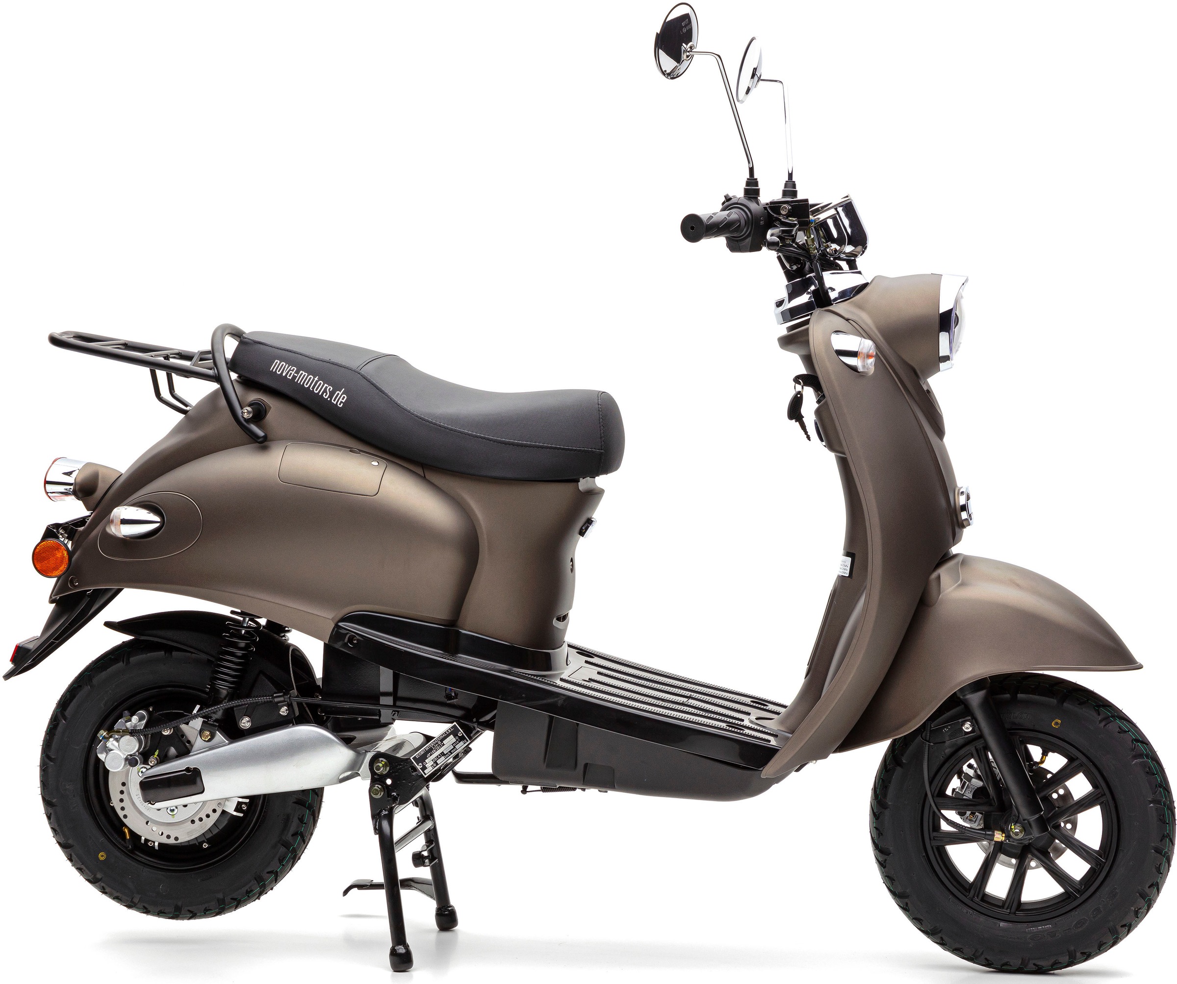 Nova Motors E-Motorroller »eRetro Star Li« bis zu 40 km Reichweite, härteverstellbare Dual-Stoßdämpfer hinten