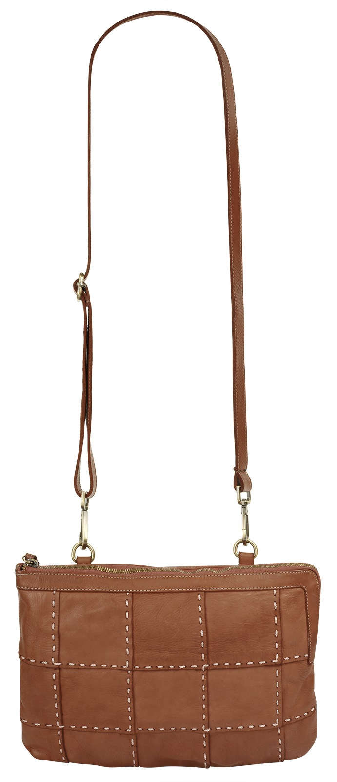 Samantha Look Umhängetasche echt Leder, Made in Italy