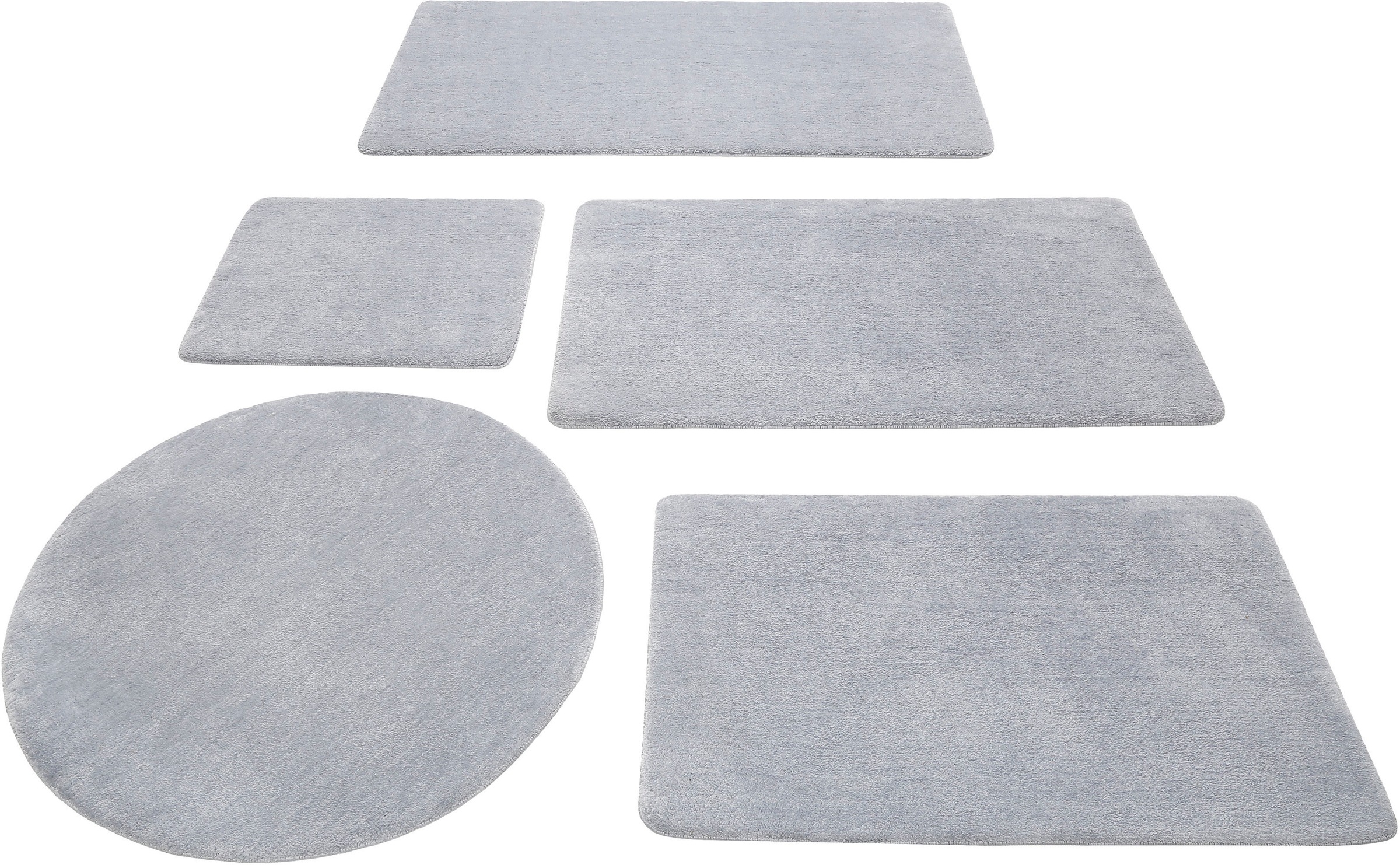 Wecon home Basics Badematte »Joris« Höhe 20 mm rutschhemmend beschichtet st günstig online kaufen