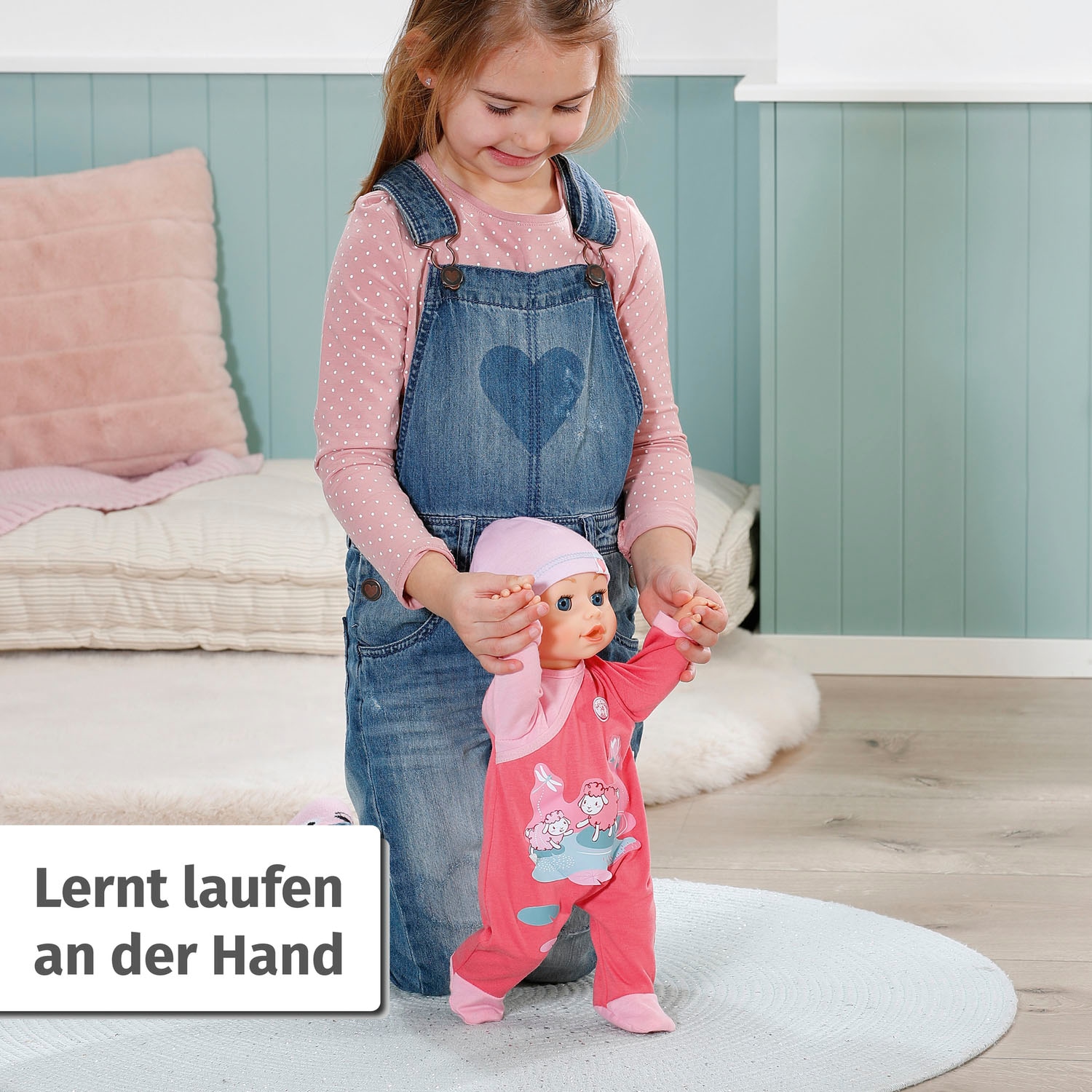 Baby Annabell Babypuppe »Emily Lauf mit mir, 43 cm«, mit Soundfunktion