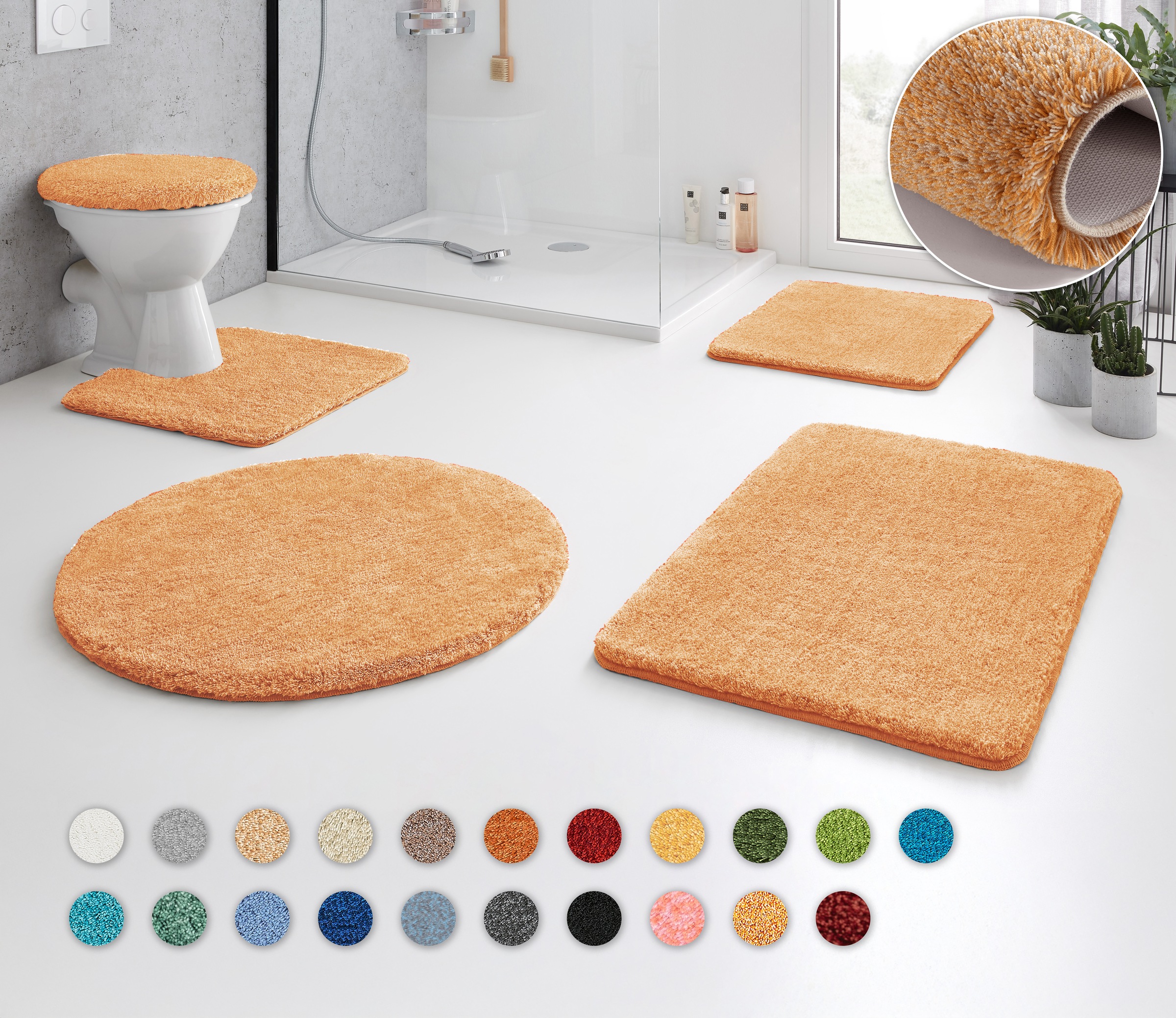 Kleine Wolke Badematte »RELAX«, Höhe 30 mm, rutschhemmend beschichtet, fußb günstig online kaufen