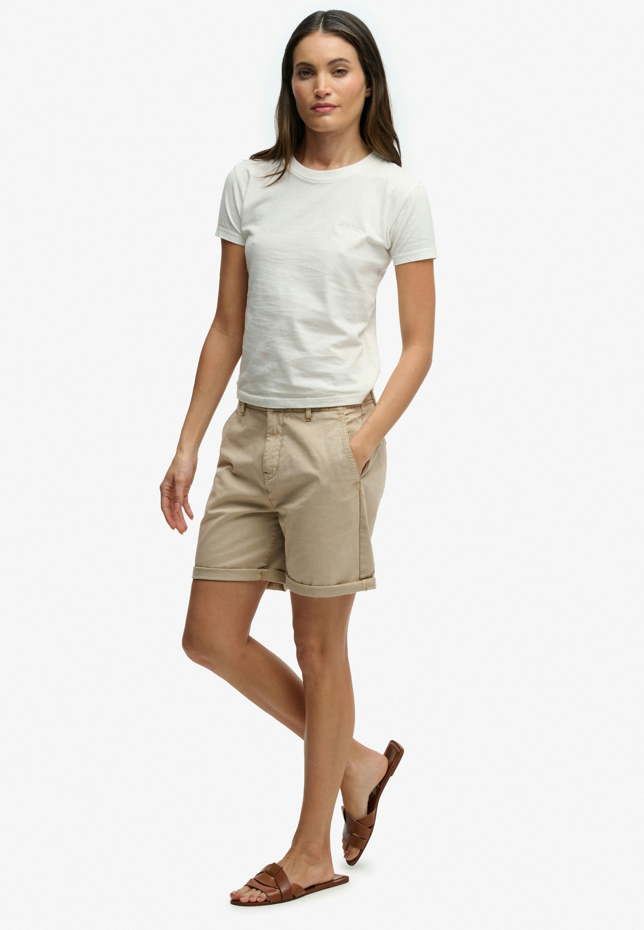 Superdry Shorts »CHINO SHORT«  aus Baumwollmischung, mit Elasthan, Regular Fit, pflegeleicht