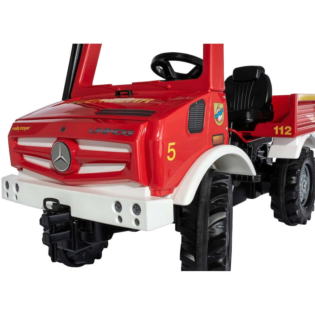 Rolly Toys Tretfahrzeug »rolly Unimog Fire«, mit Blaulicht