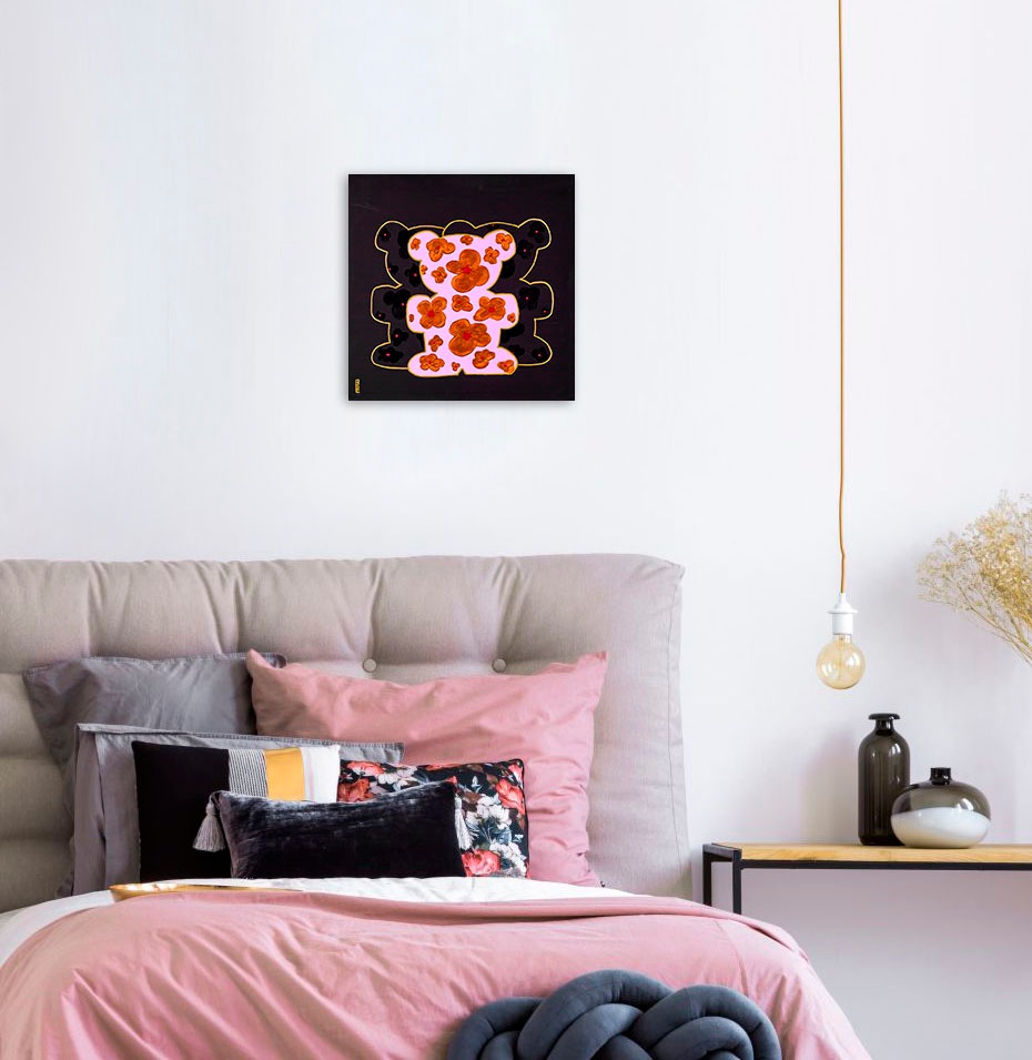 queence Leinwandbild »Bears XI«, Bär-Bären-Kunst, (1 St.), Premium-Leinwand günstig online kaufen