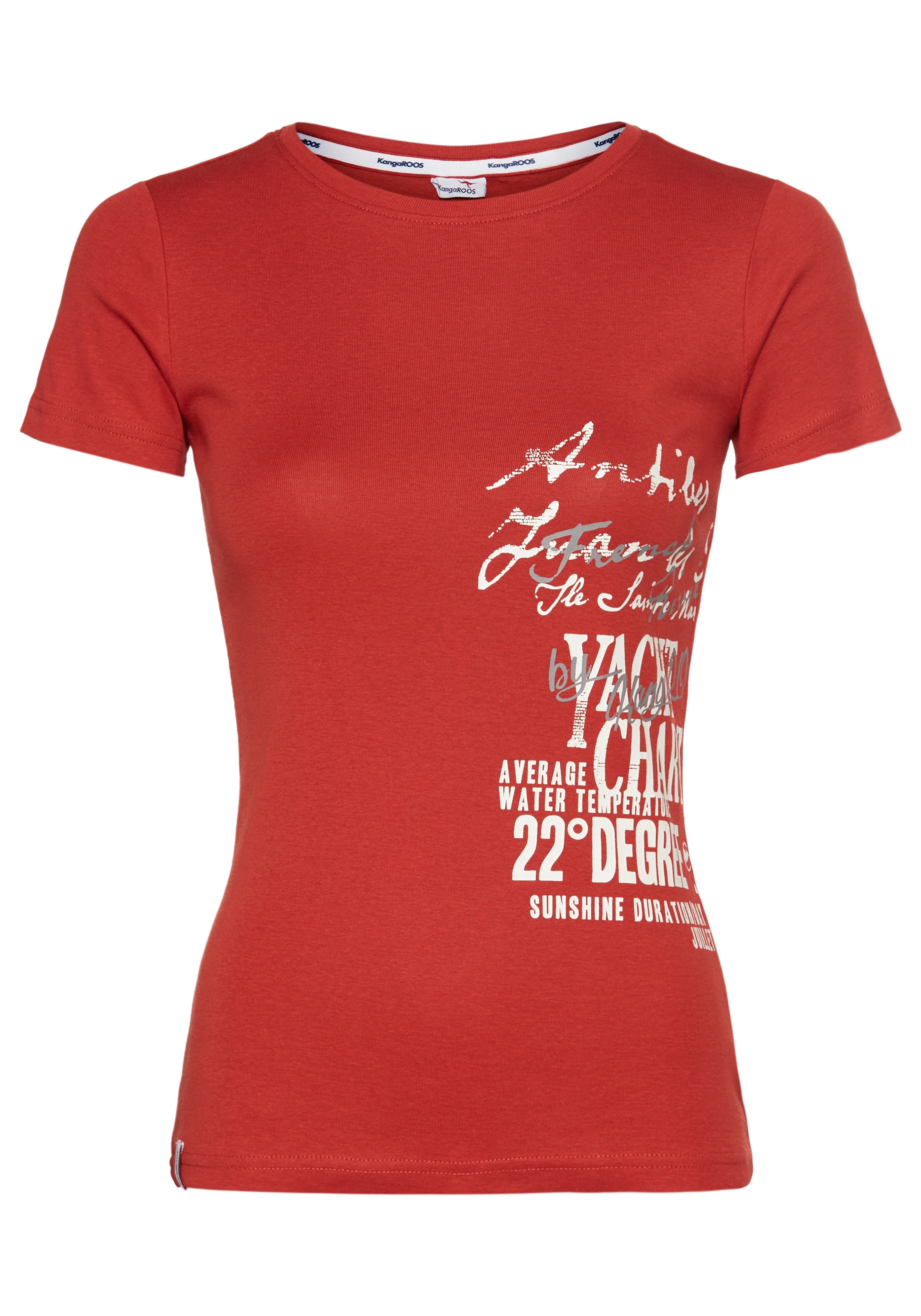 KangaROOS T-Shirt im Basic-Look mit Print