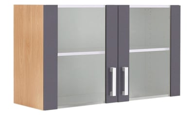 OPTIFIT Hängeschrank »Odense«, 100 cm breit, mit 2 Türen mit Glaseinsatz kaufen