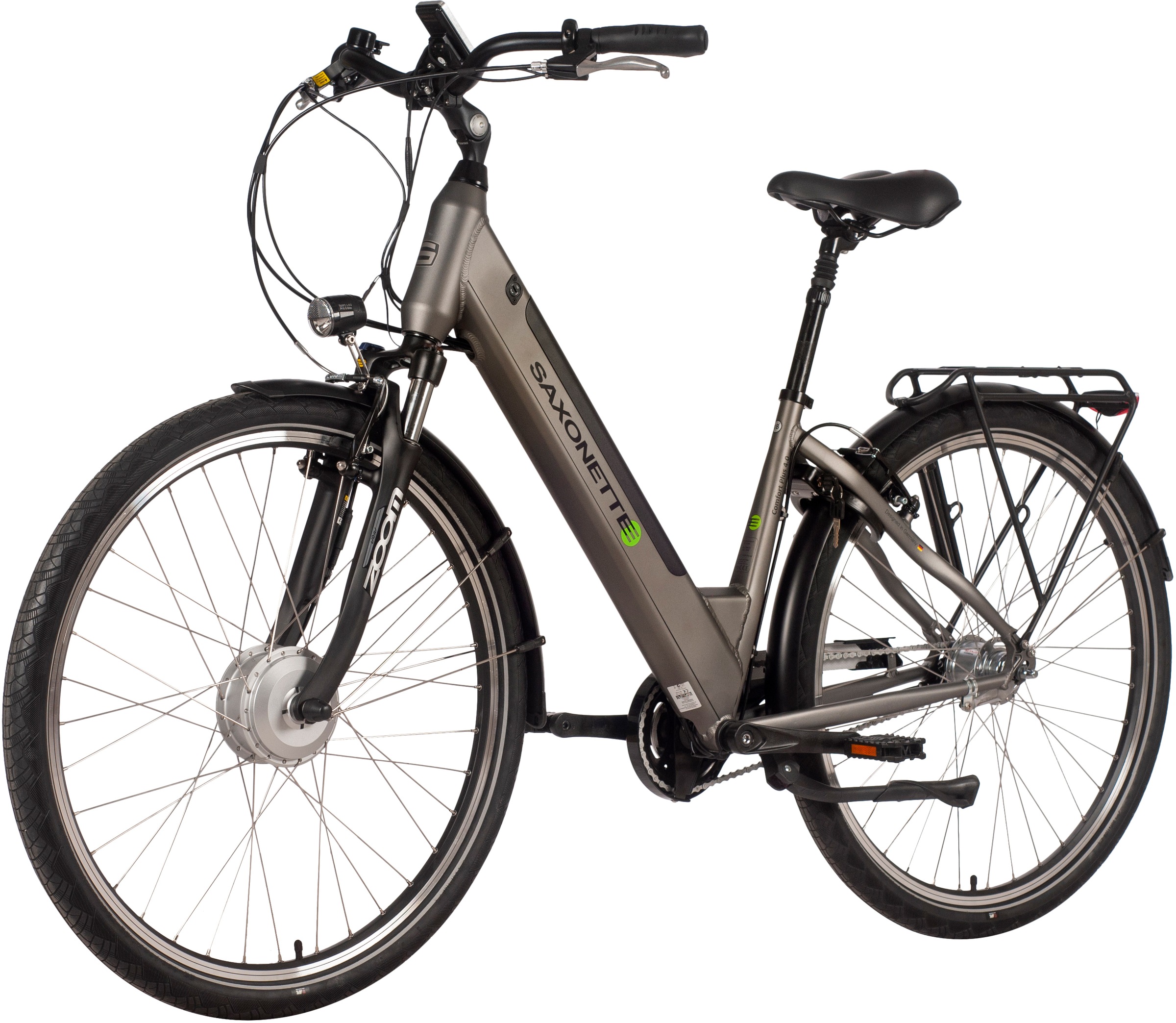 SAXONETTE E-Bike »Comfort Plus 4.0«, 7 Gang, Shimano, Frontmotor 250 W, Pedelec, Elektrofahrrad für Damen u. Herren