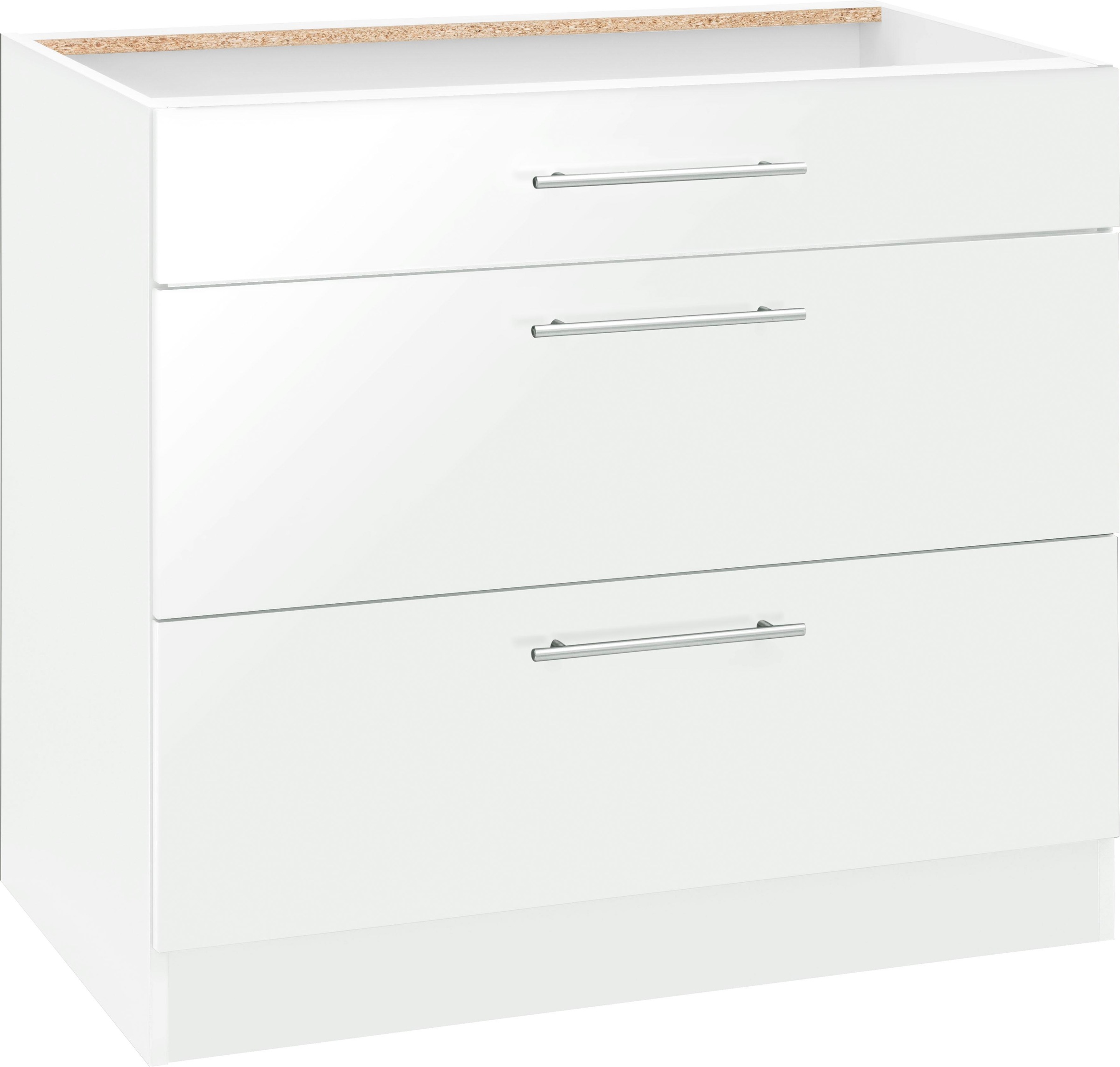 wiho Küchen Unterschrank "Cali, TOPSELLER" 90 cm breit, mit 2 großen Auszüg günstig online kaufen