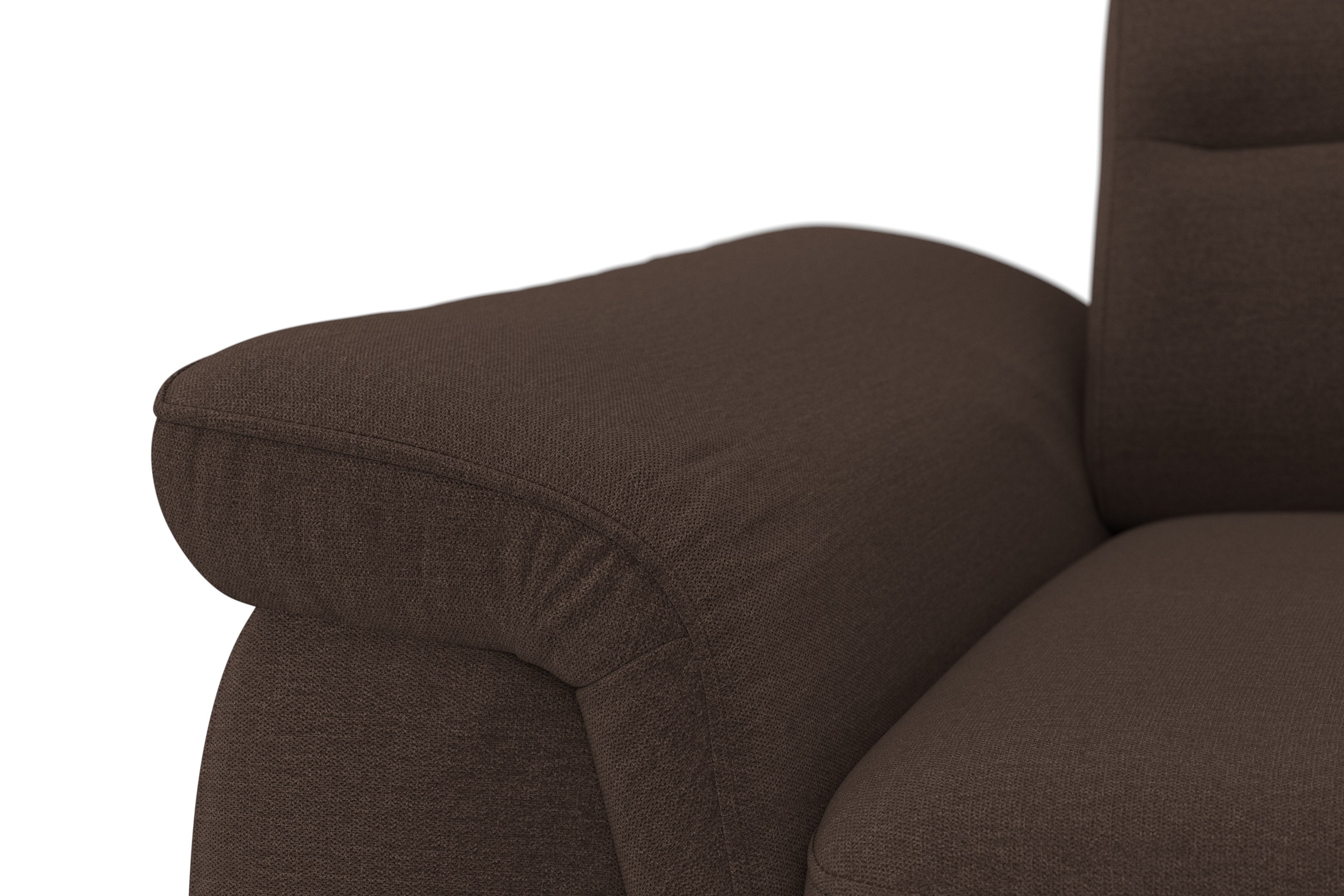 sit&more Ecksofa »Sinatra L-Form«, mit Ottomane, optional mit Kopfteilverstellung und Armteilfunktion