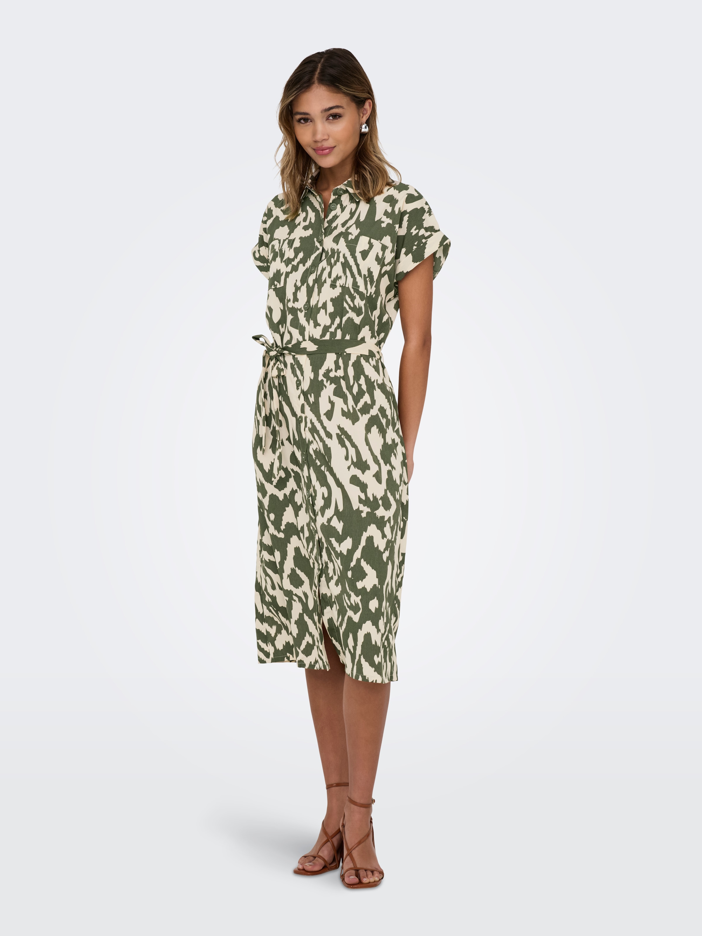 ONLY Hemdblusenkleid »ONLHANNOVER S/S SHIRT DRESS NOOS WVN«