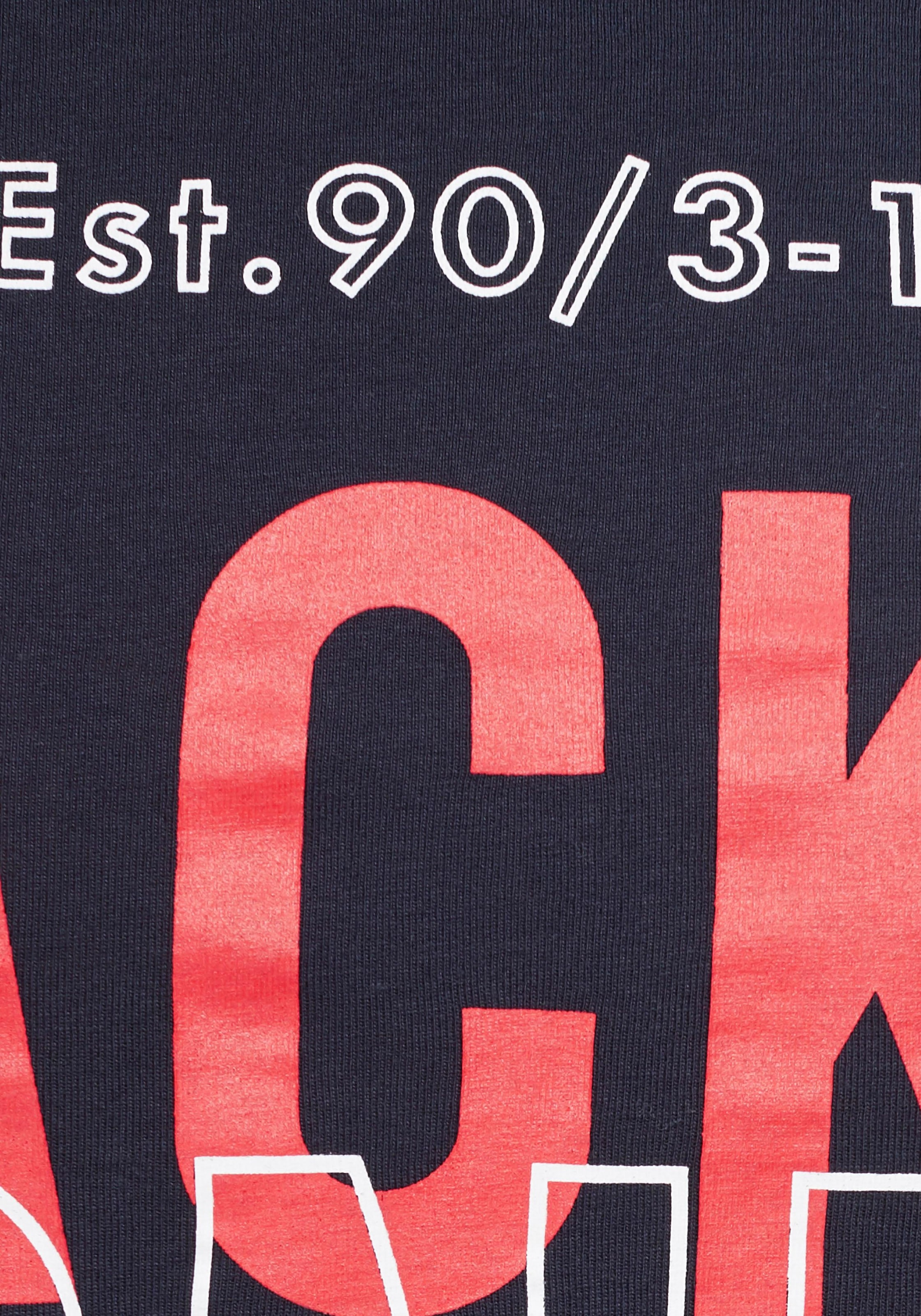 Jack & Jones T-Shirt »JCOKOMPO Kurzarm-Design mit Print und optimaler Passform«, Print, modisch, regular fit, Baumwolle, Rundhals