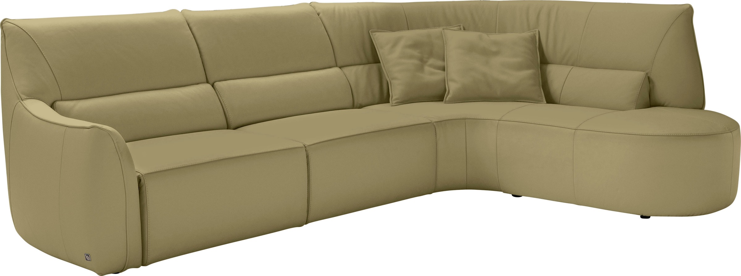 Egoitaliano Ecksofa »Puffy, extravagant & edel, Retro Designsofa, hoher Sit günstig online kaufen