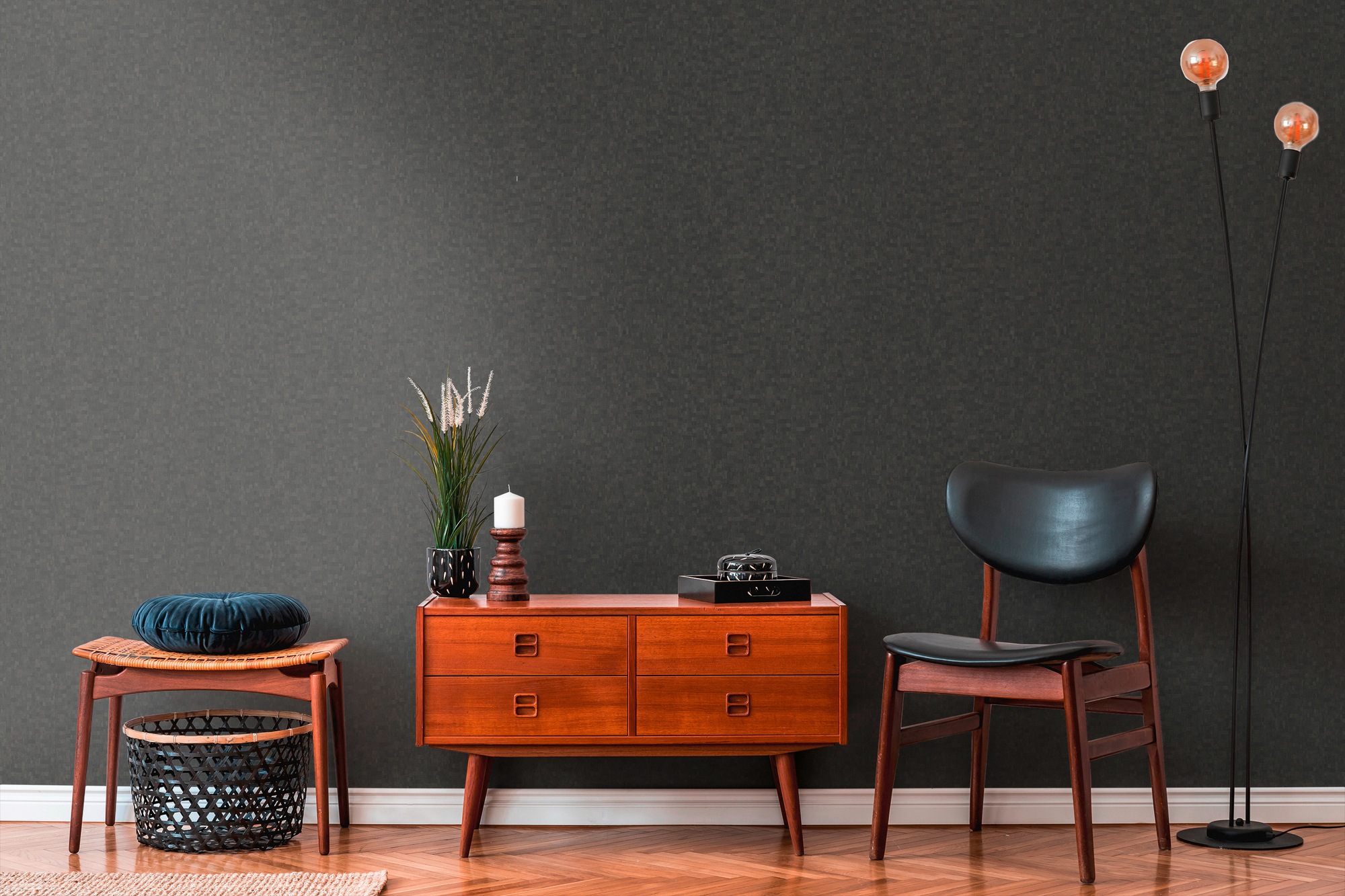 A.S. Création Vliestapete »Geo Effect«, Strukturmuster-Minimalmuster-minimalistisch, Design Tapete Tapeten Wohnzimmer Schlafzimmer Küche modern Design Büro
