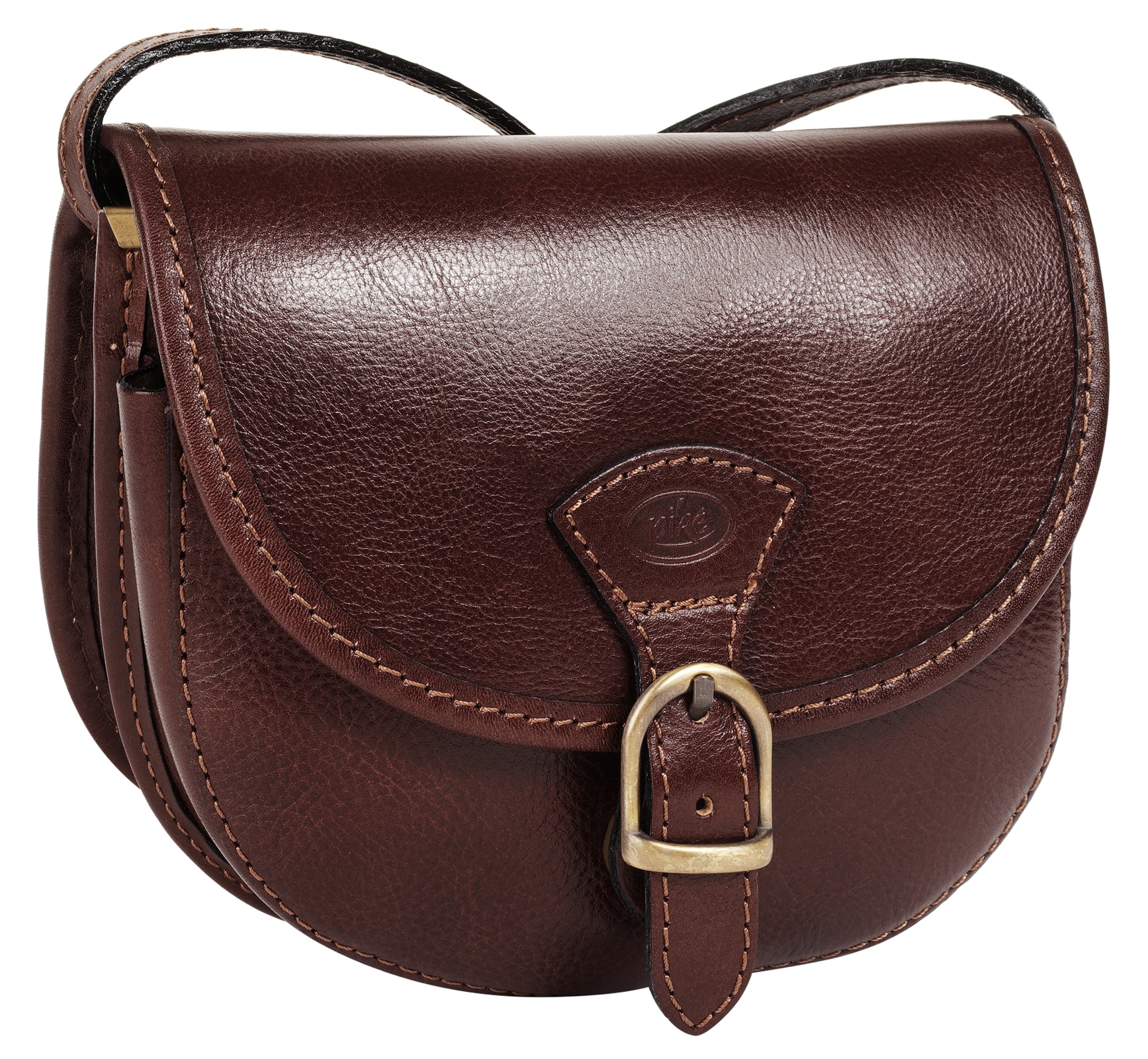 Piké Umhängetasche, echt Leder, Made in Italy