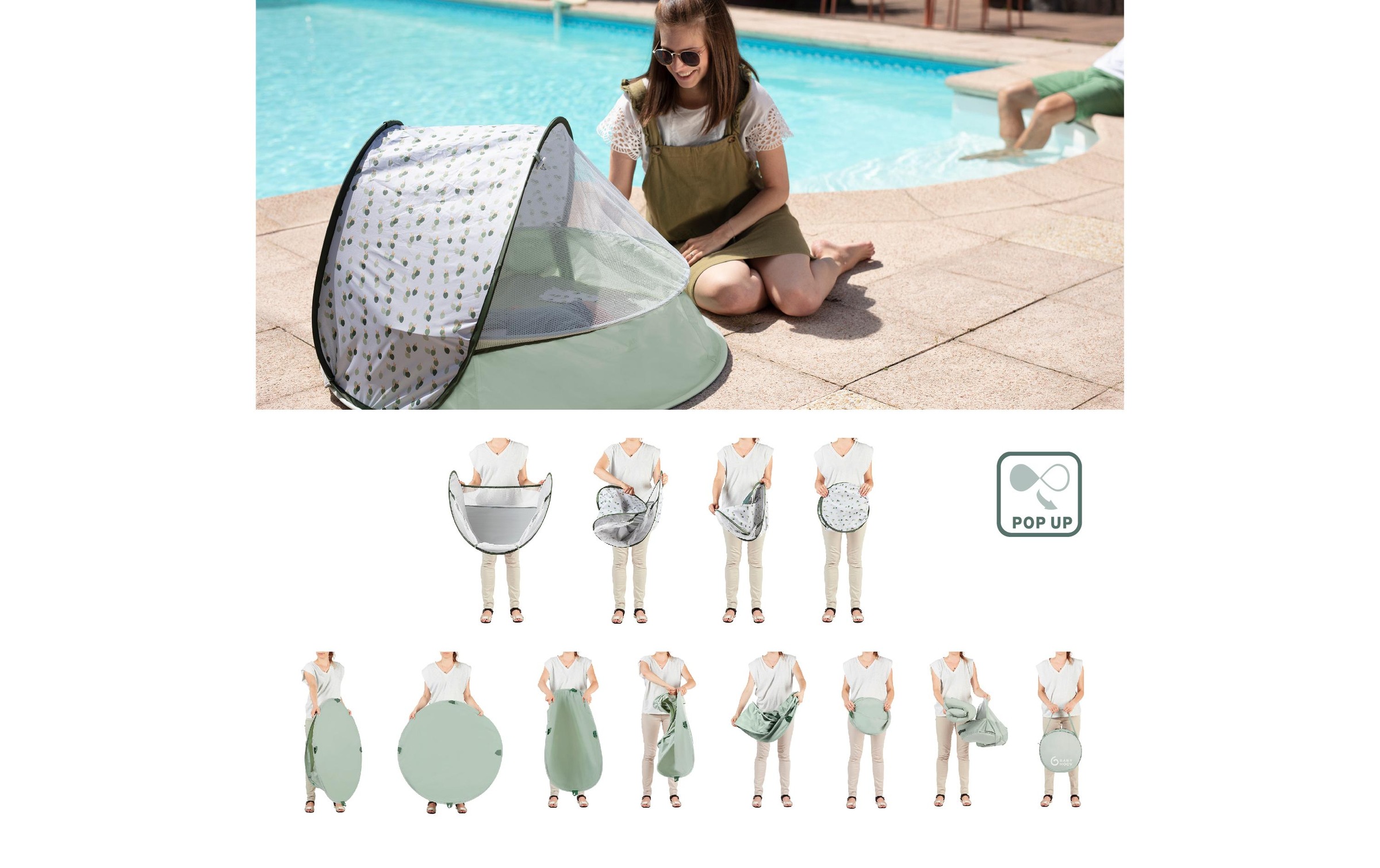 BABYMOOV Spielzelt »Aquani Provence 3-in-1«