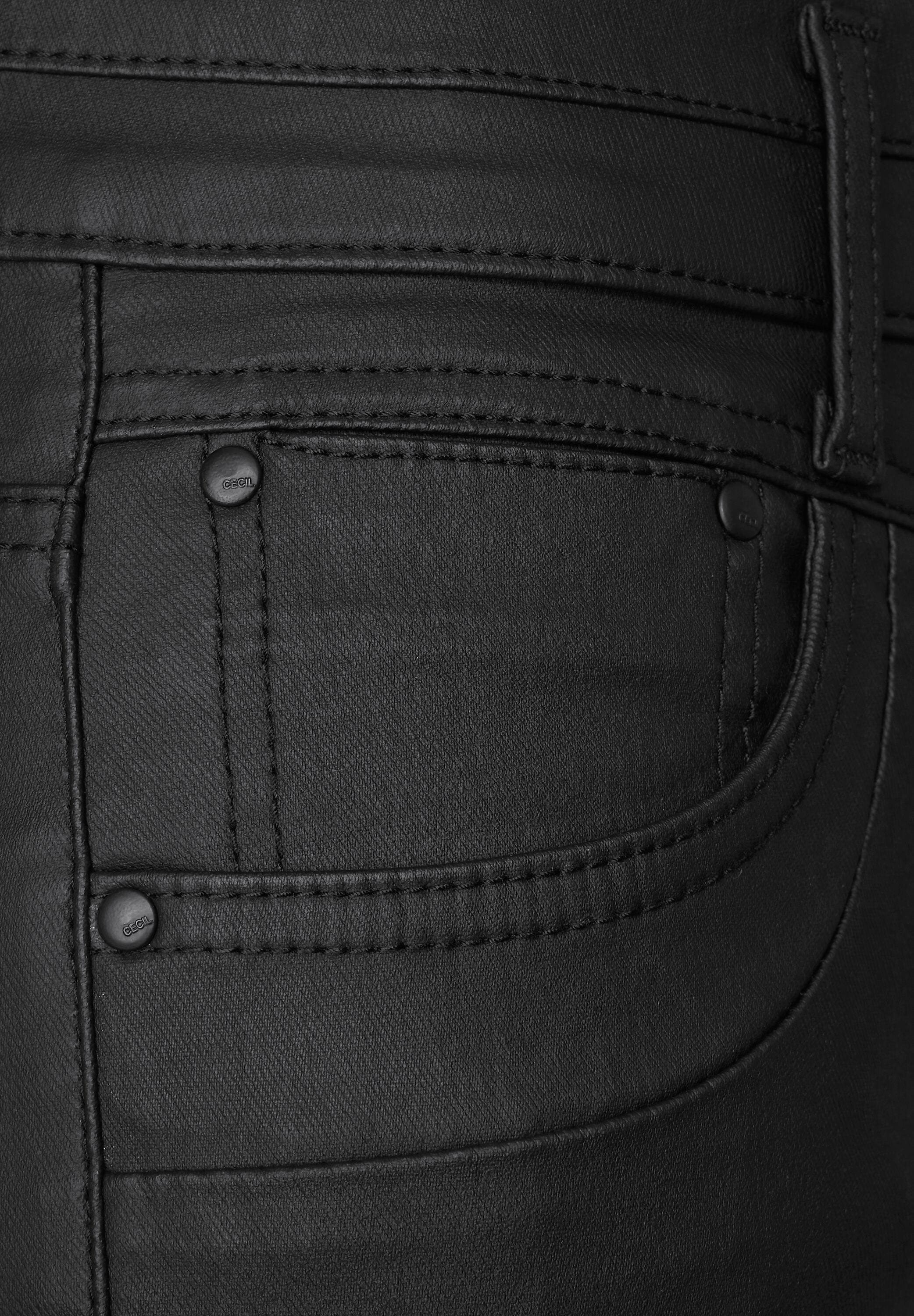 Cecil 5-Pocket-Hose »Casual Fit Hose«, Coating glänzendes online bestellen Dezent Coating