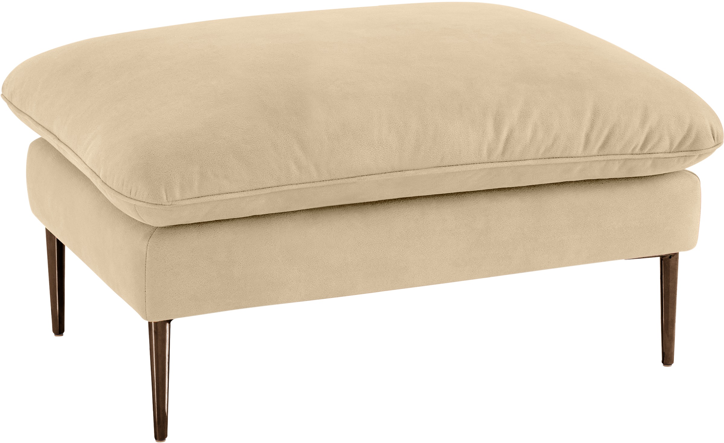 W.SCHILLIG Hocker »enjoy&MORE«, Füße bronze pulverbeschichtet, Breite 106 cm