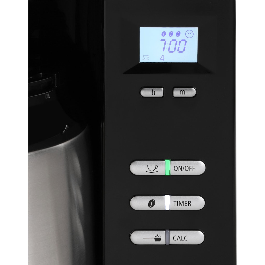 Melitta Kaffeemaschine mit Mahlwerk »AromaFresh Therm 1021-12«, 1,2 l Kaffeekanne, Papierfilter, 1x4