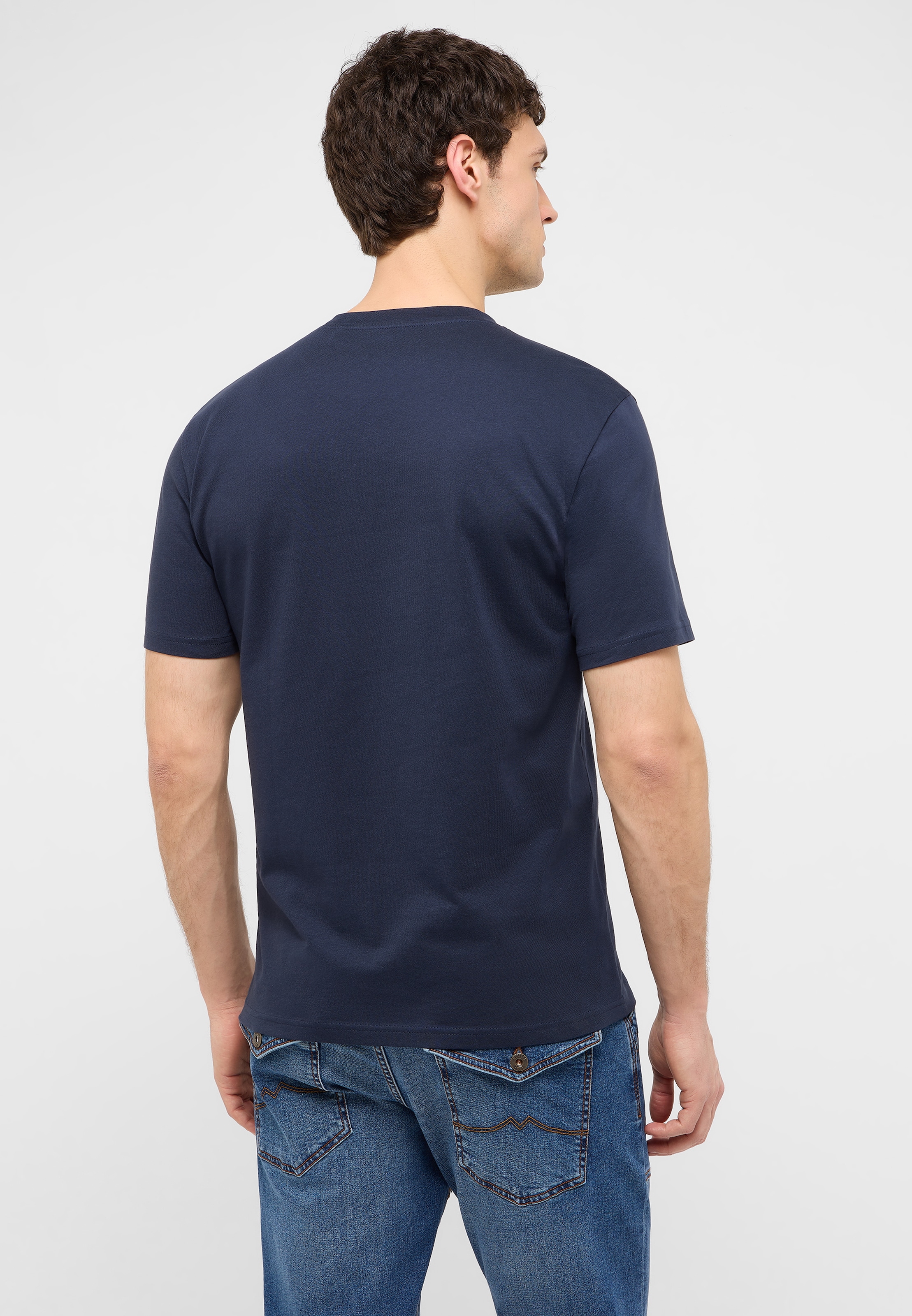 MUSTANG Kurzarmshirt »Style Austin« Sommershirt mit Logo-Print