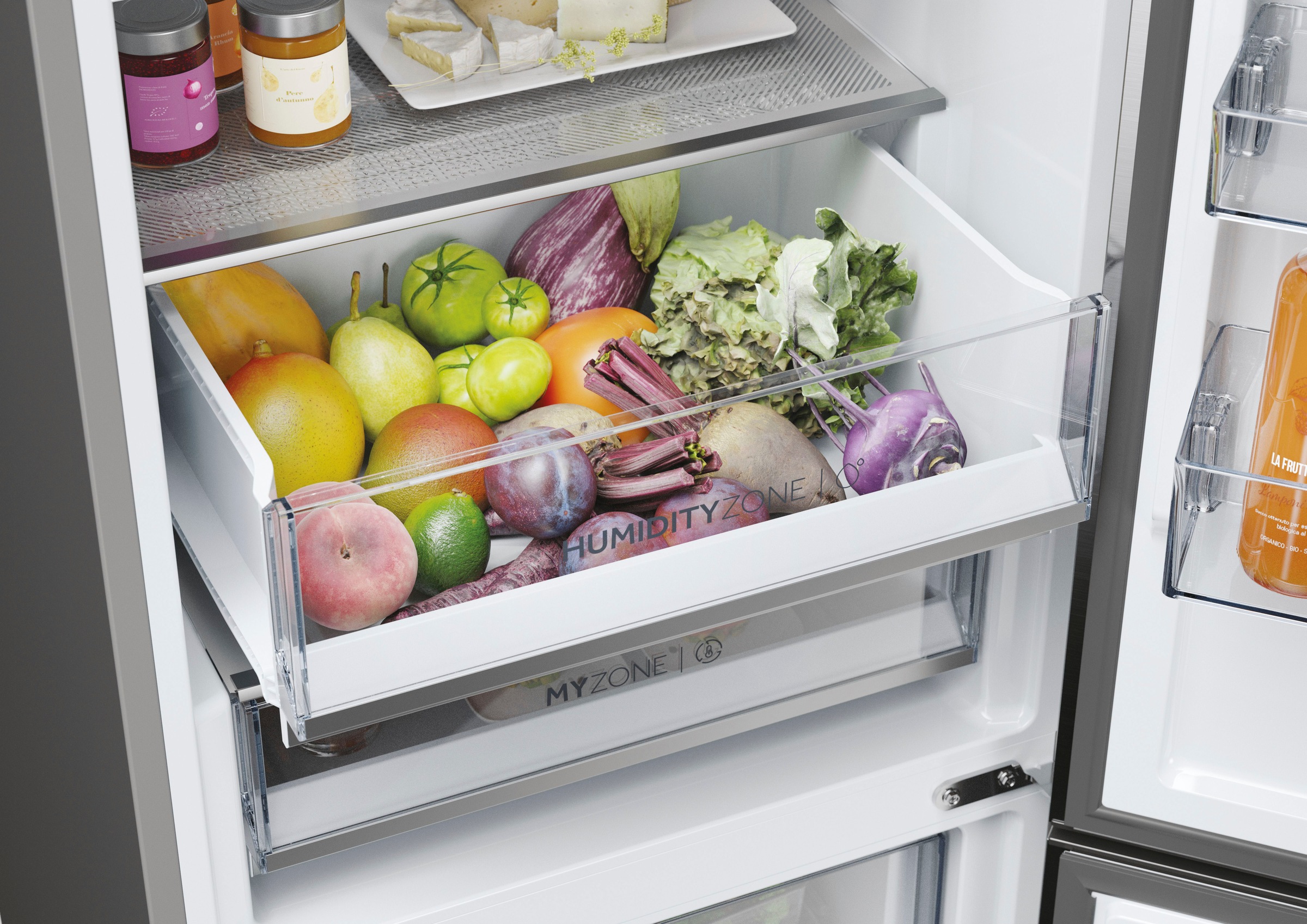 Haier Kühl-/Gefrierkombination 2D 60 SERIES 5 PRO »HDPW5620ANPD«, 205 cm hoch, 60 cm breit, Energieeffizienzklasse A, HumidityZone
